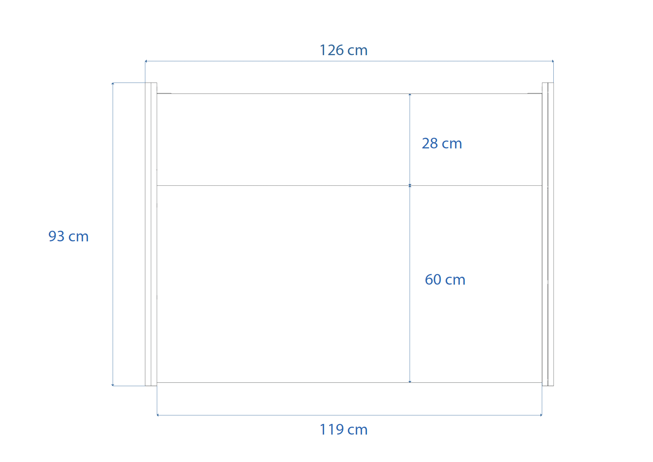 Dimensions Right View