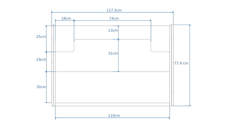 Dimensions Right View
