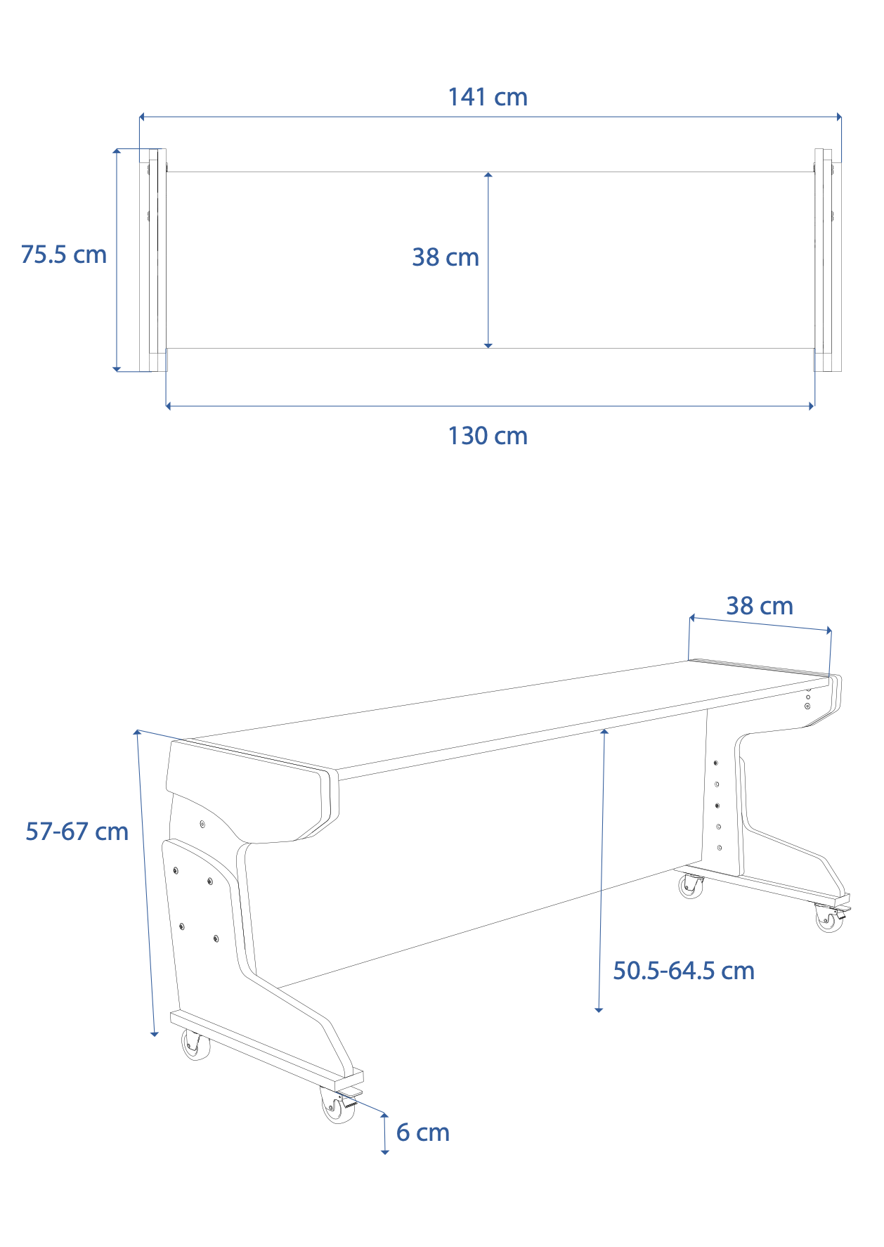 Dimensions Right View