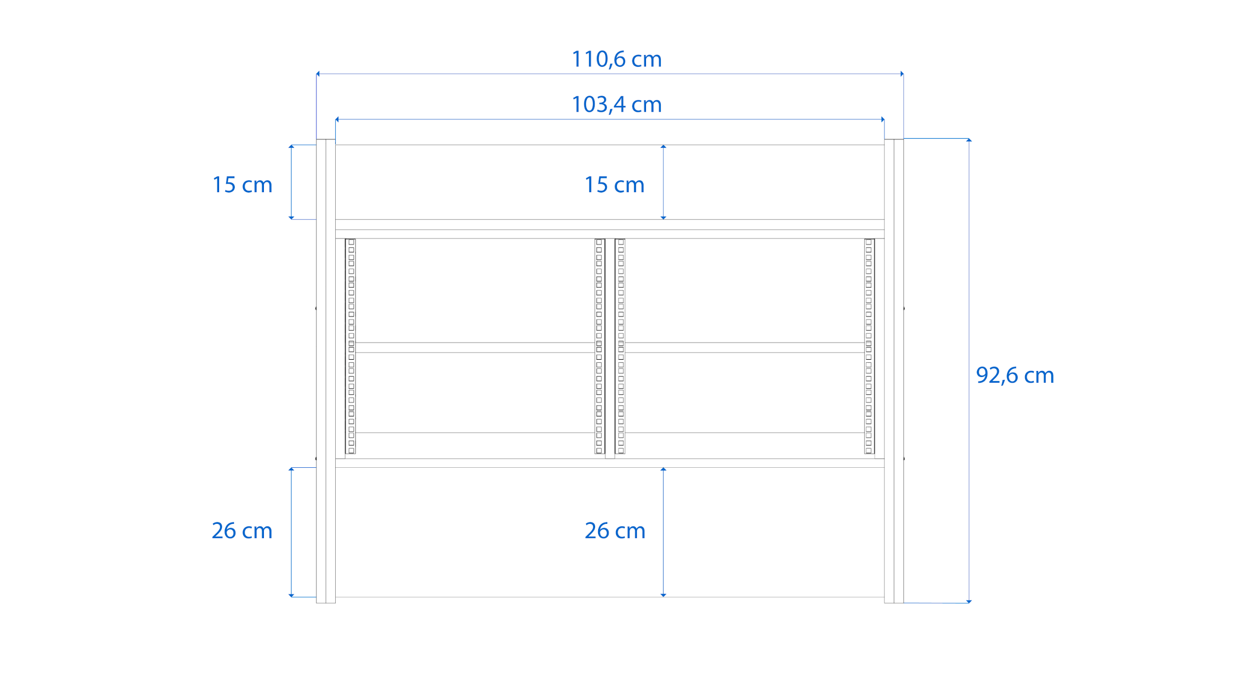 Dimensions Right View