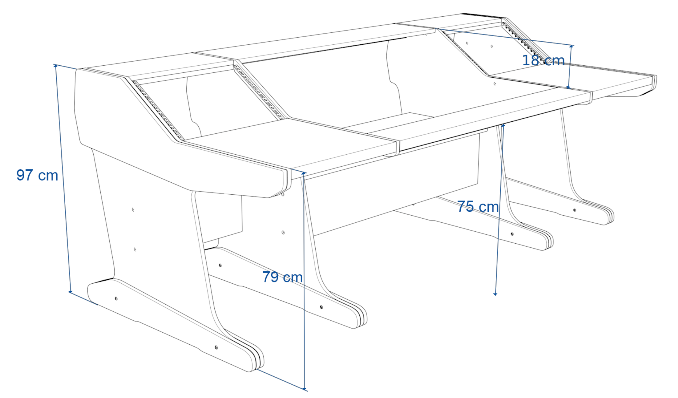 Dimensions Left View