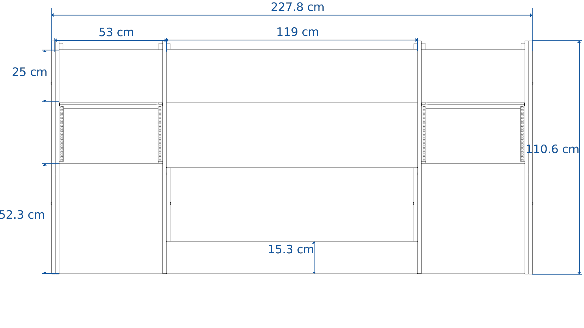 Dimensions Right View