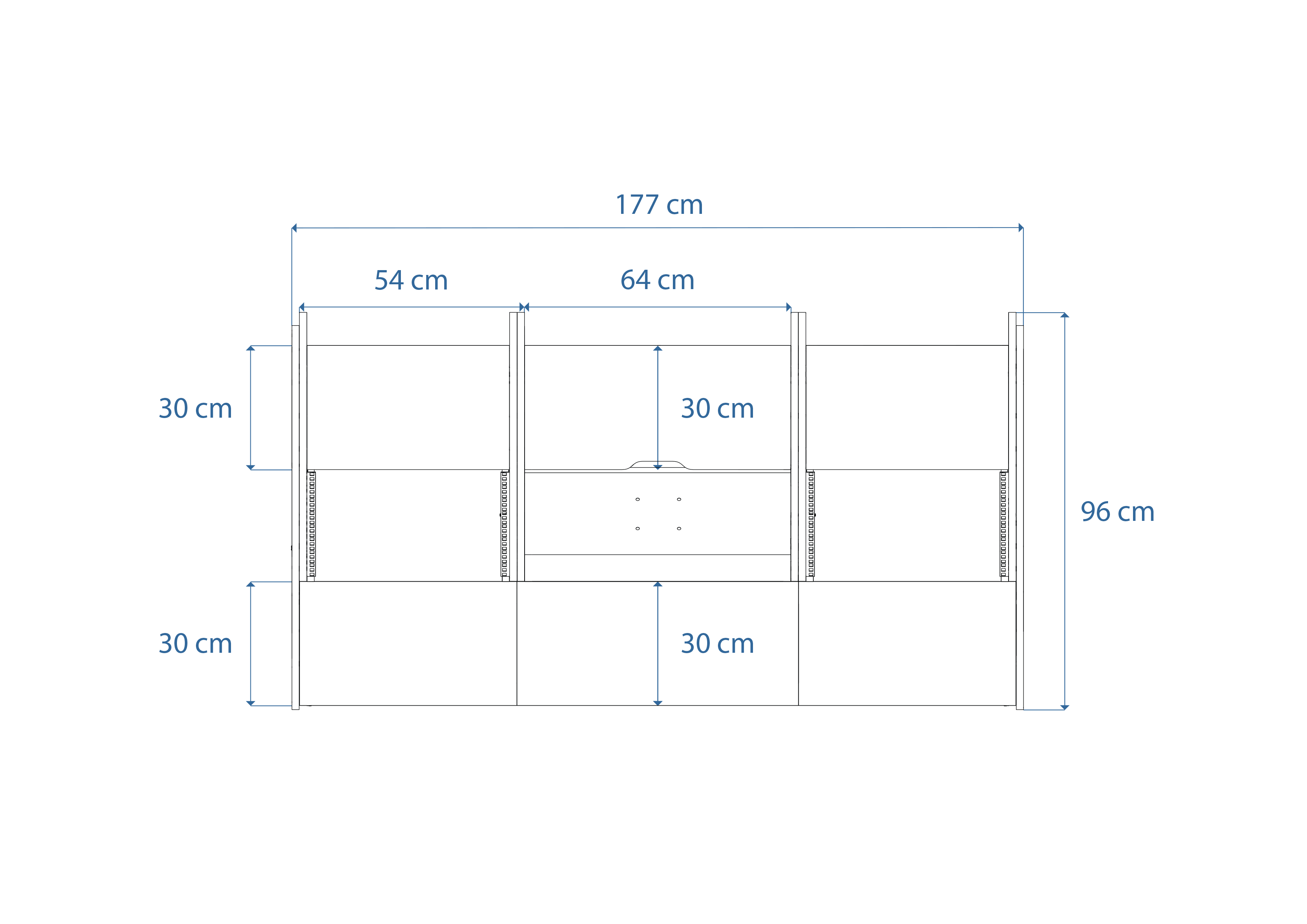 Dimensions Right View