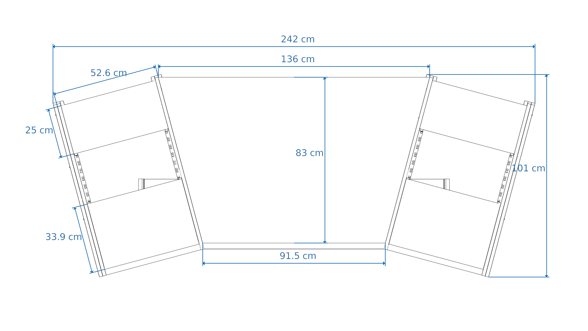 Dimensions Right View