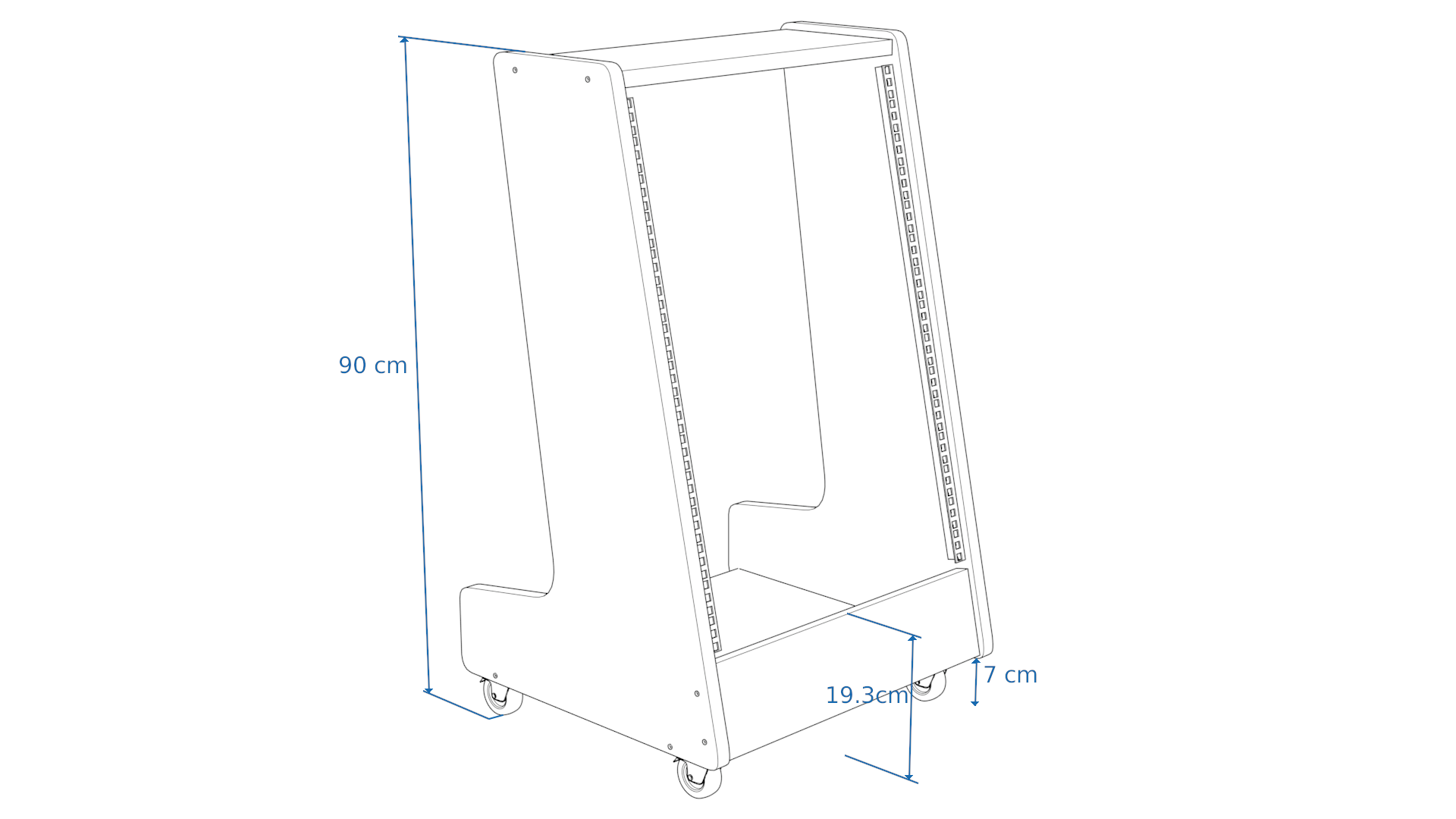 Dimensions Left View
