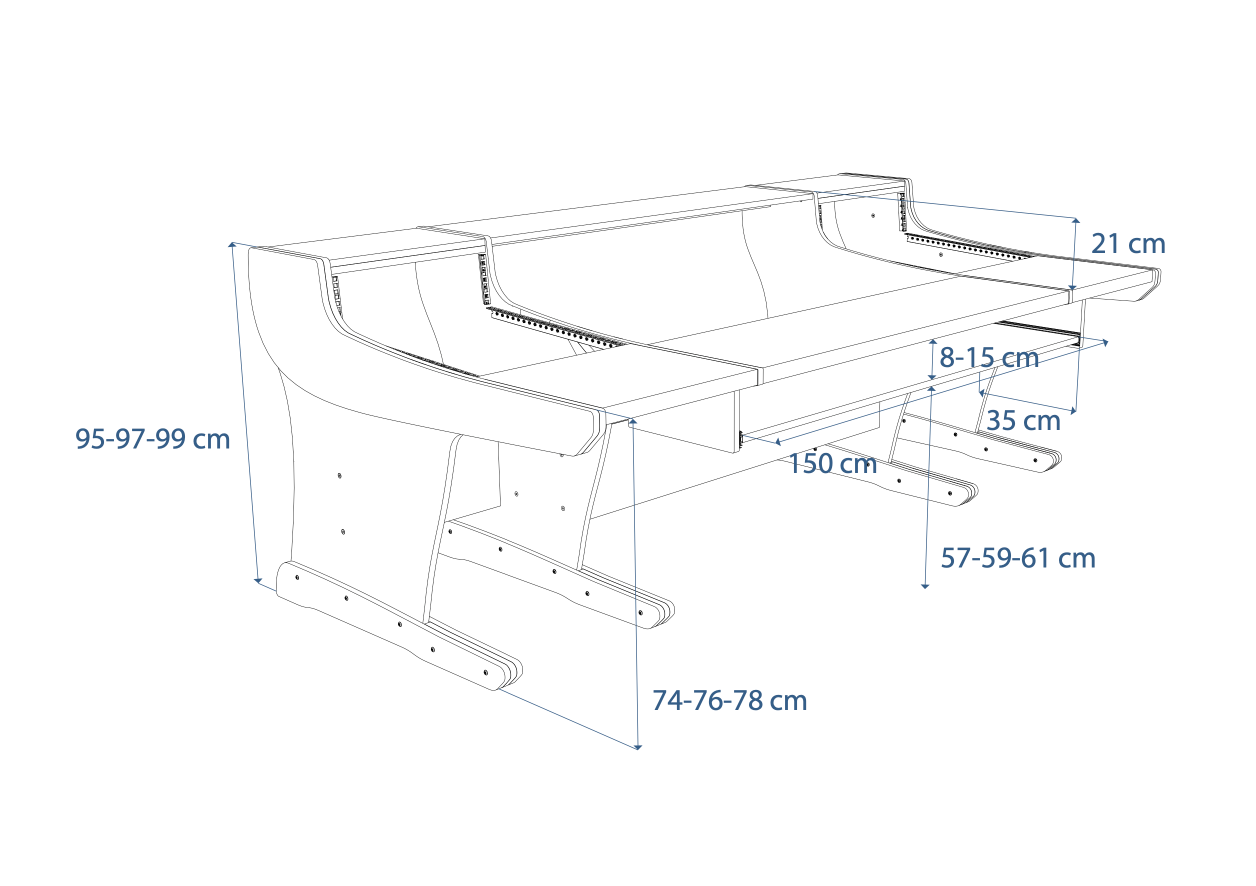 Dimensions Left View