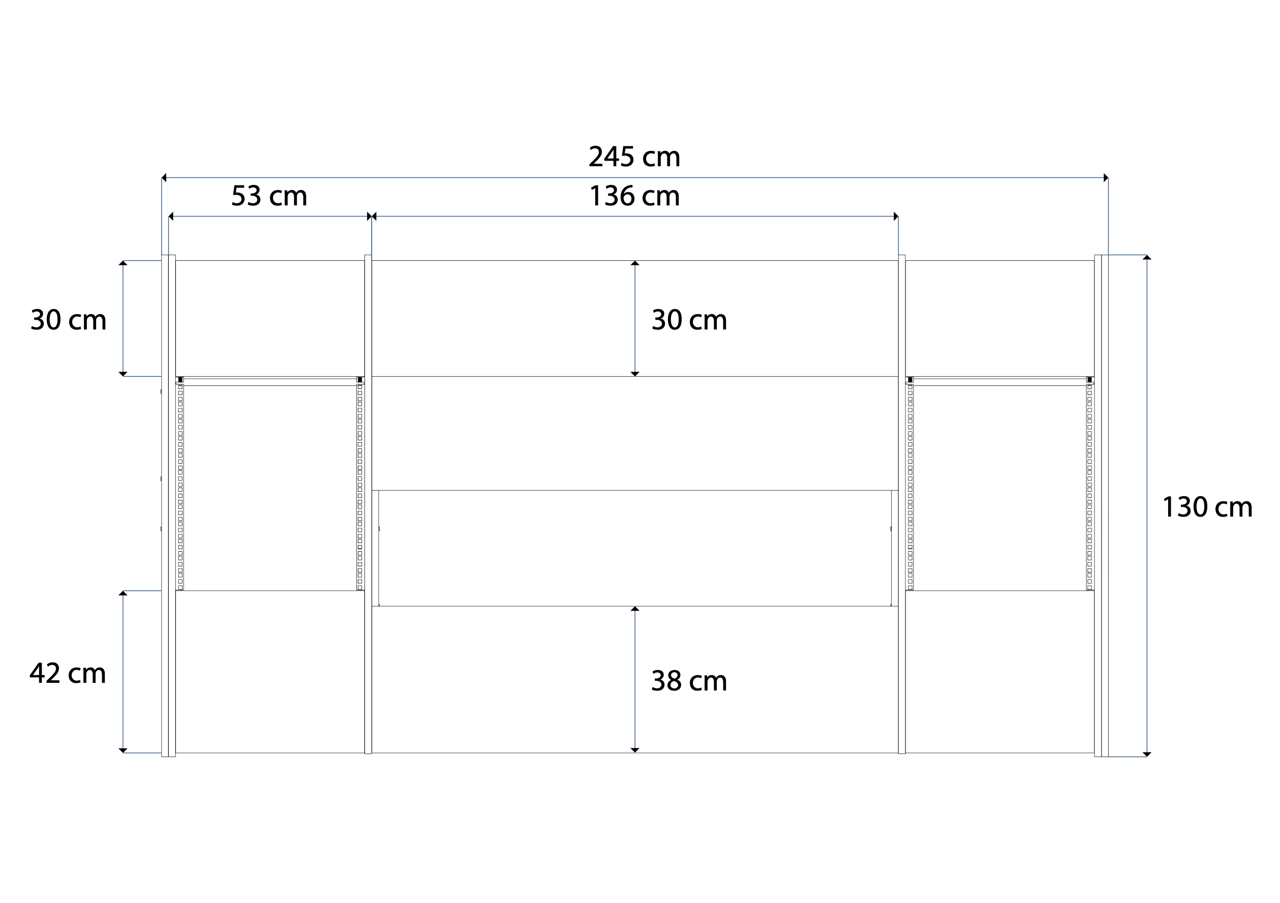 Dimensions Right View