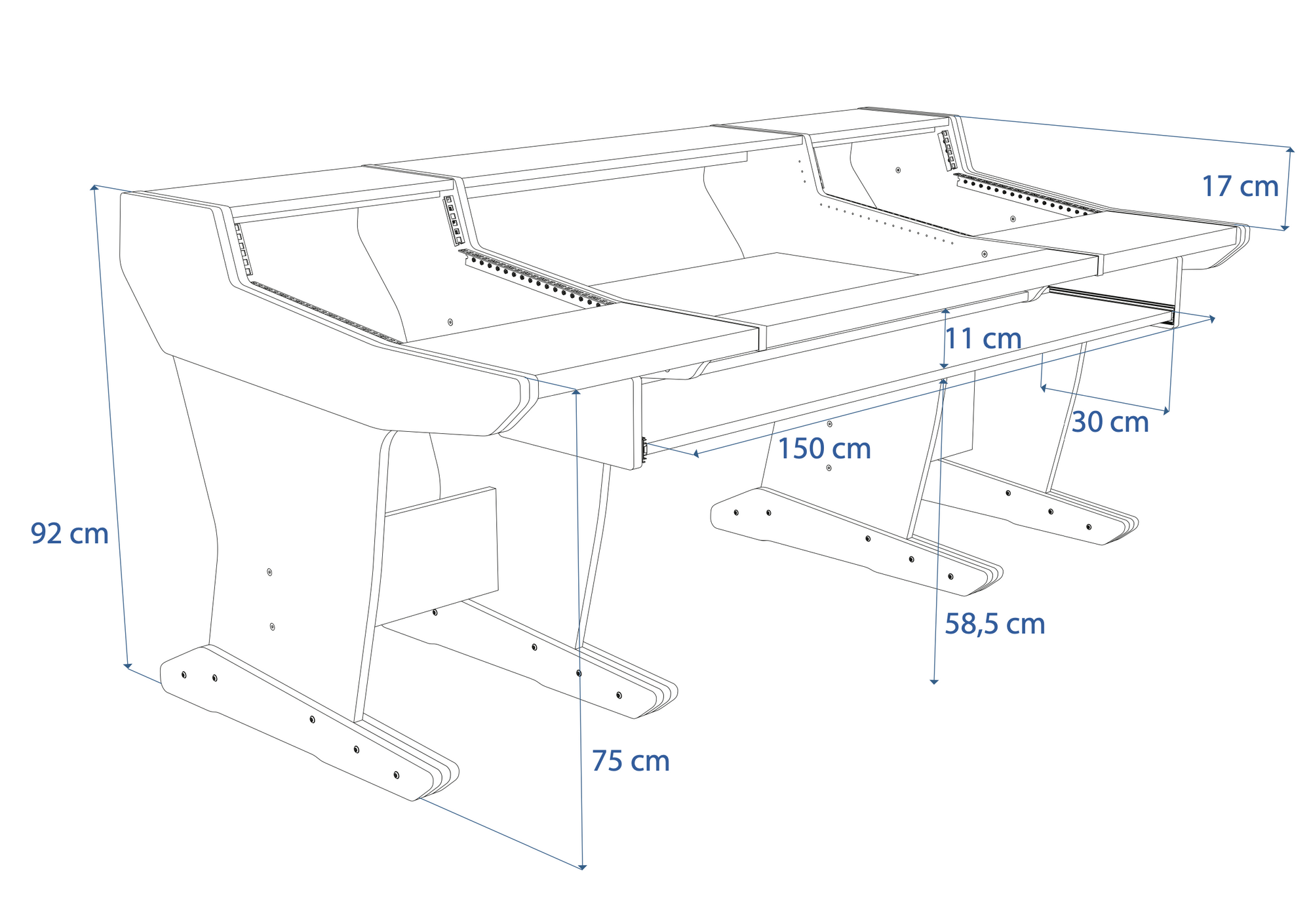 SSL Matrix - Buso Audio - Studio Furniture
