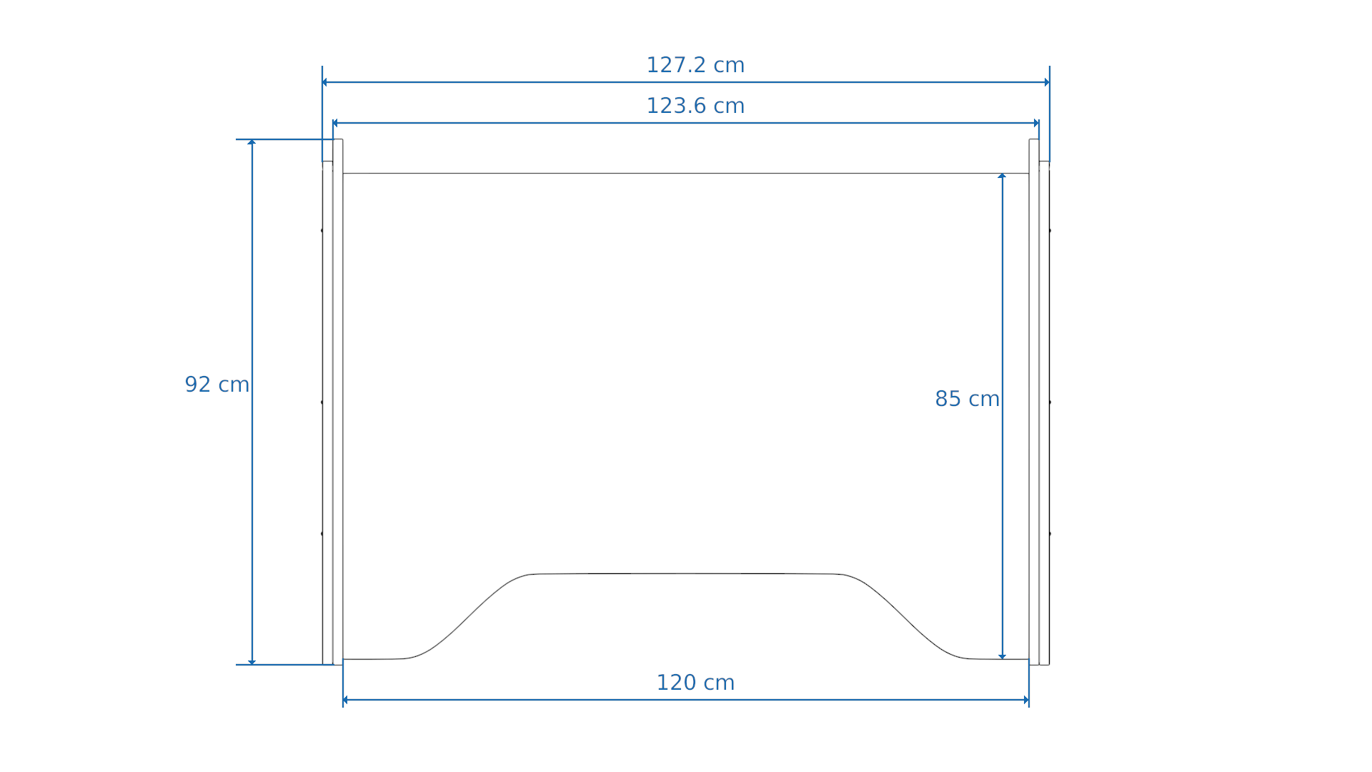 Dimensions Right View