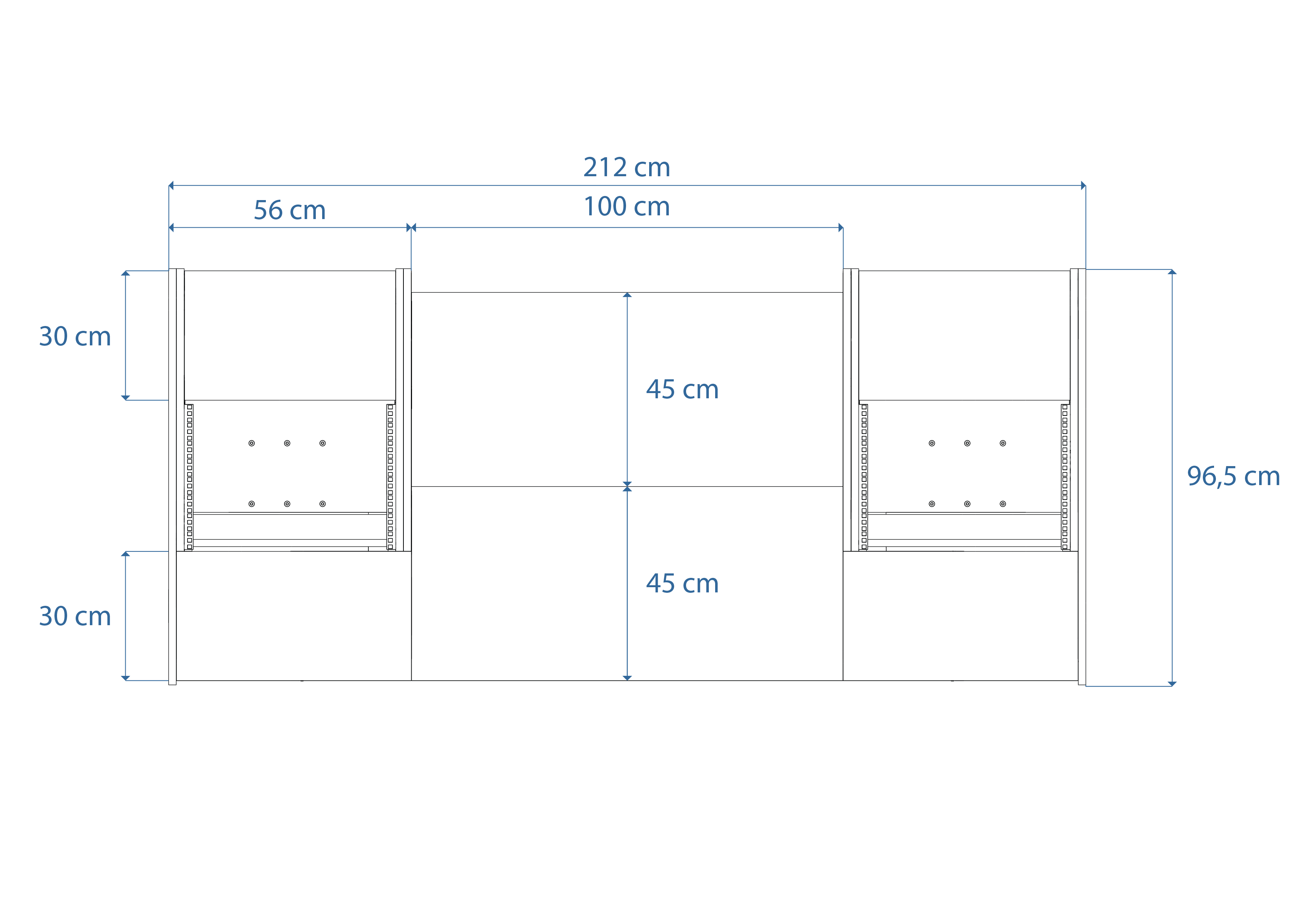 Dimensions Right View