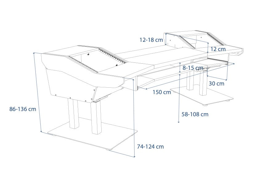 Dimensions Left View