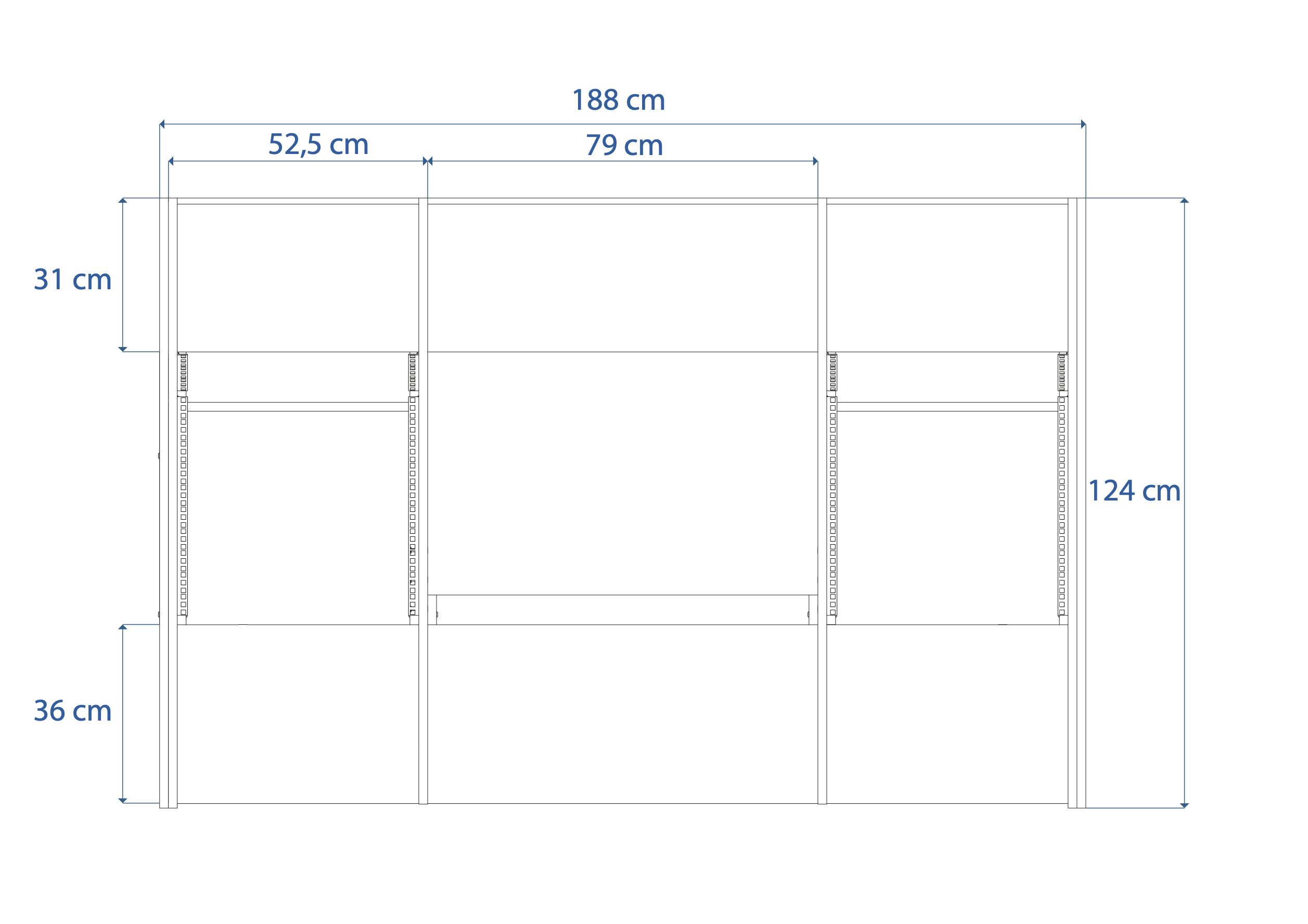 Dimensions Right View