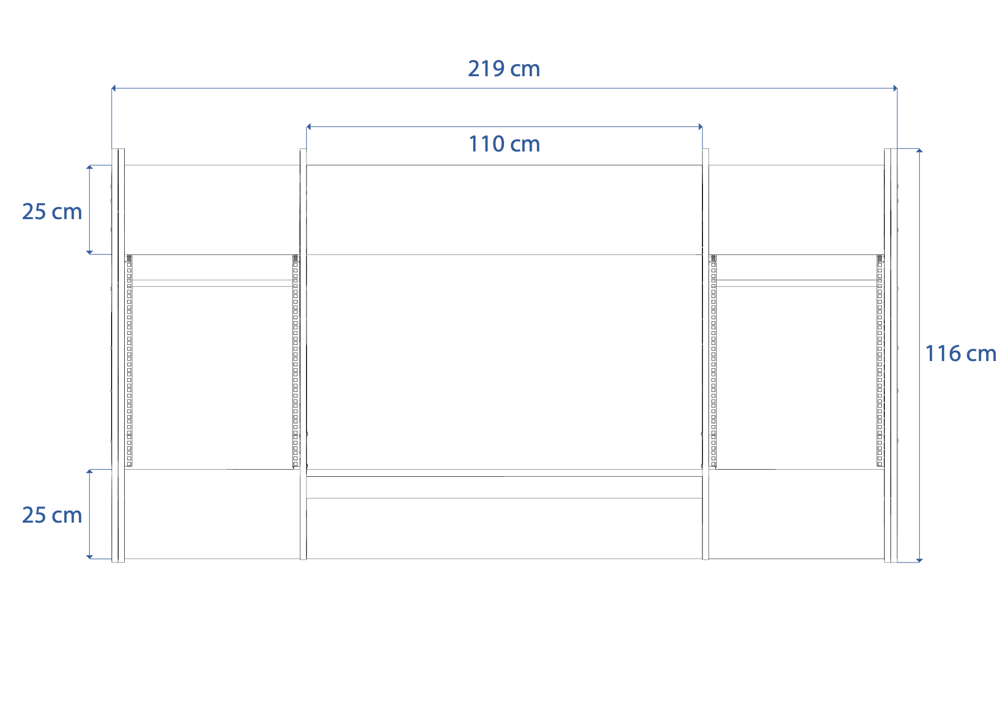Dimensions Right View