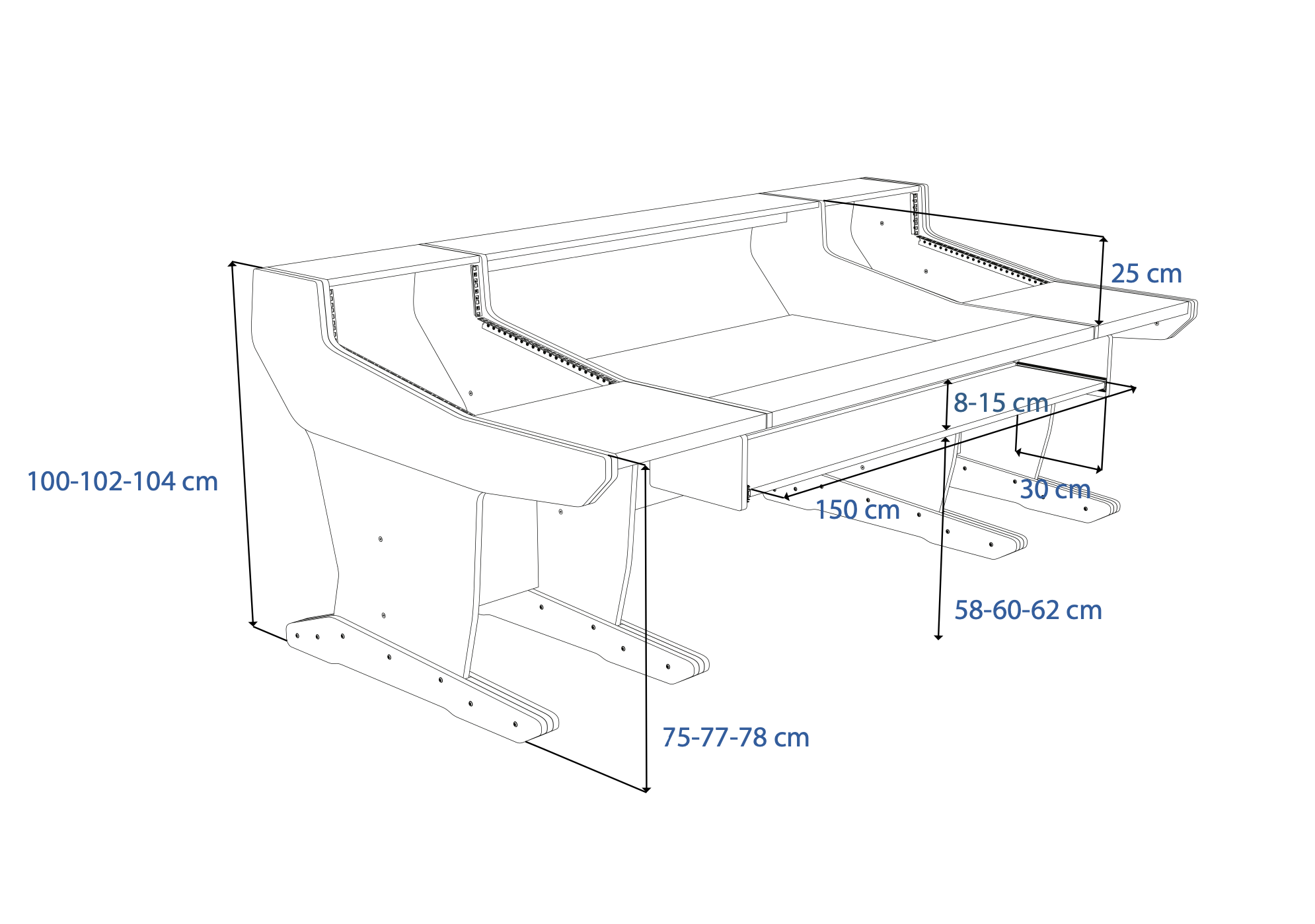 Dimensions Left View