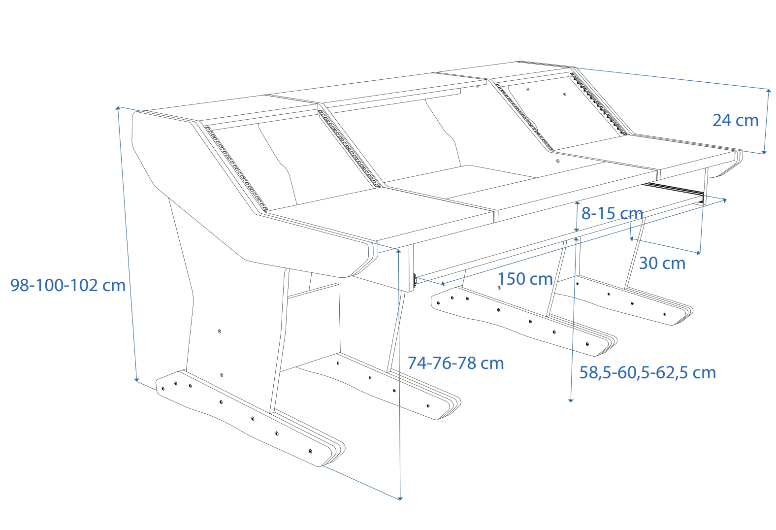 Dimensions Left View