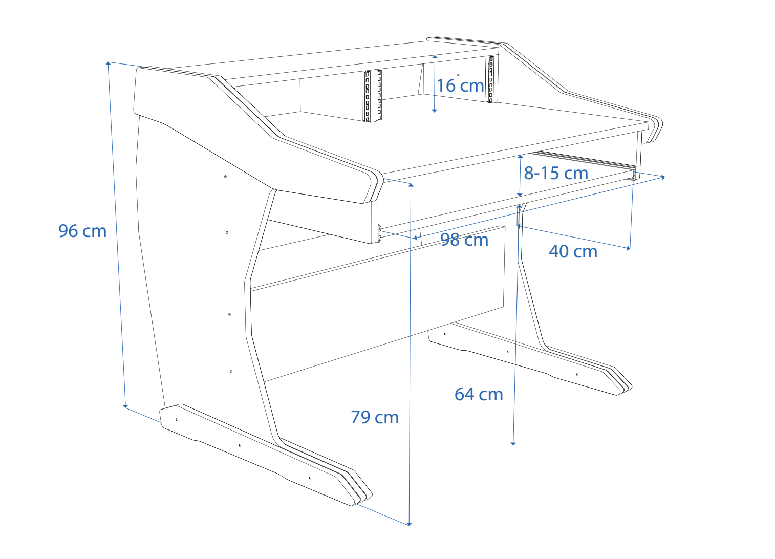 Dimensions Left View