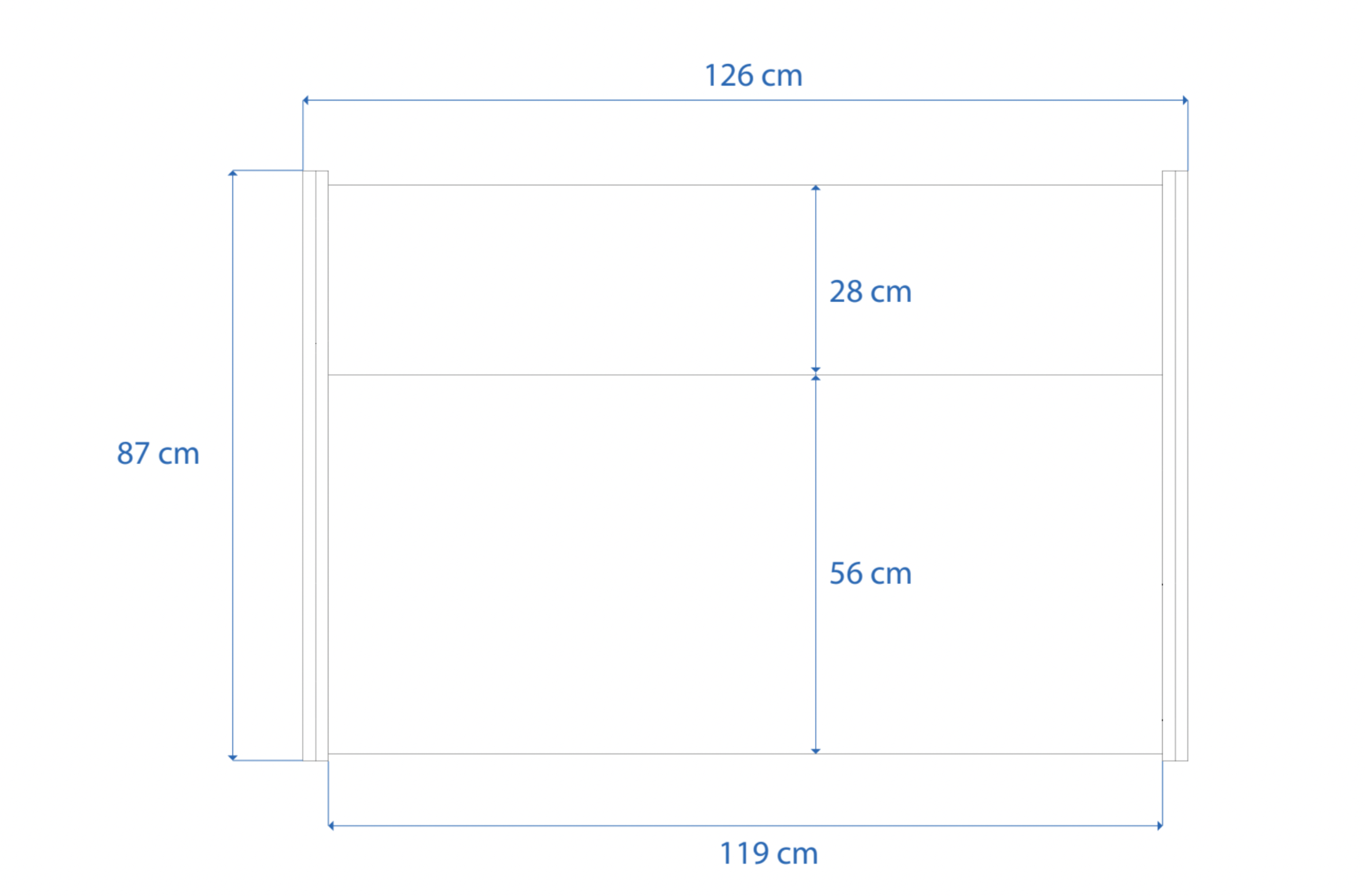 Dimensions Right View