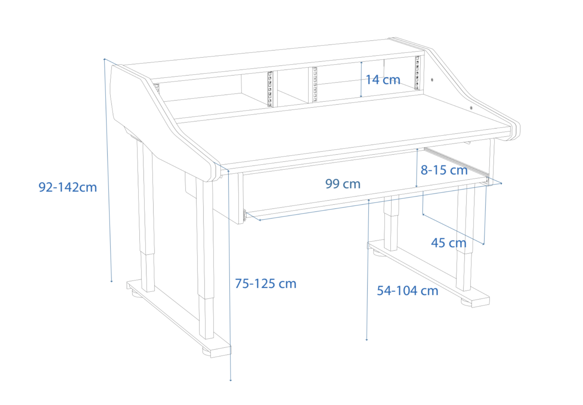 Dimensions Left View