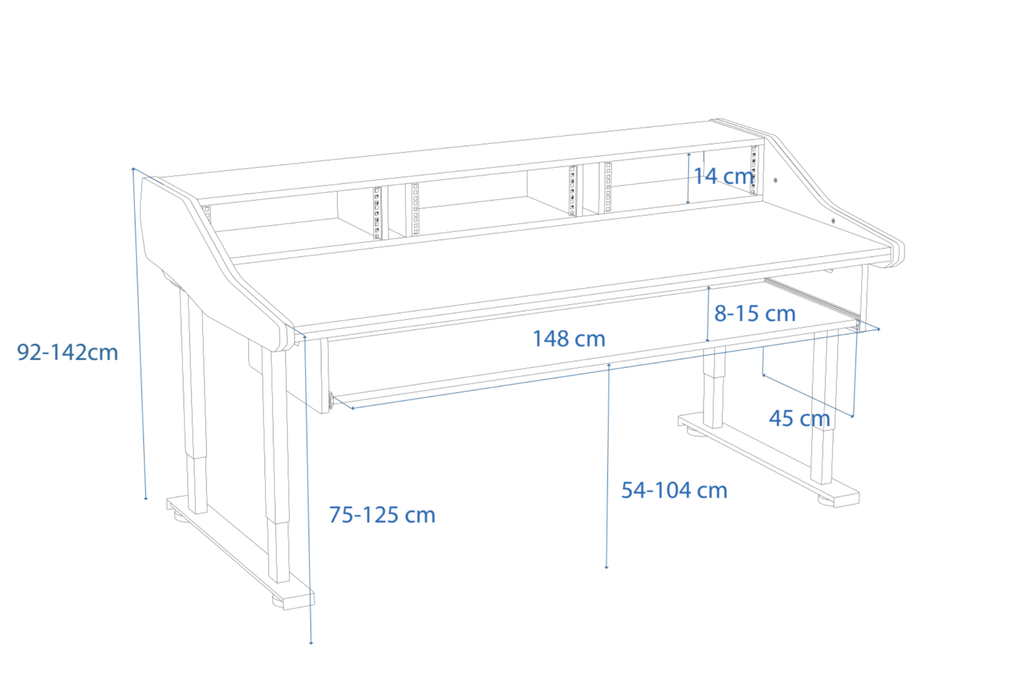 Dimensions Left View