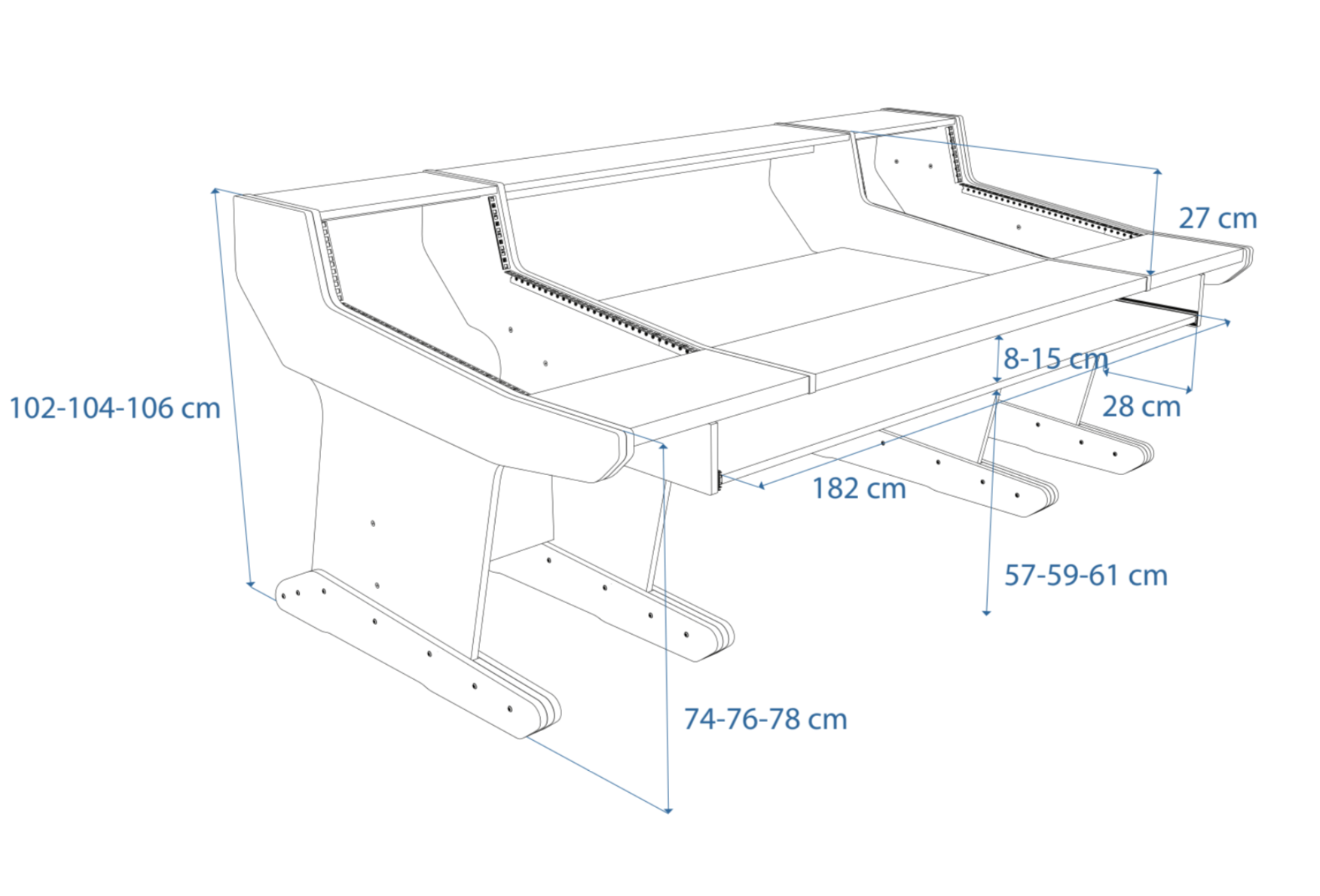 Dimensions Left View