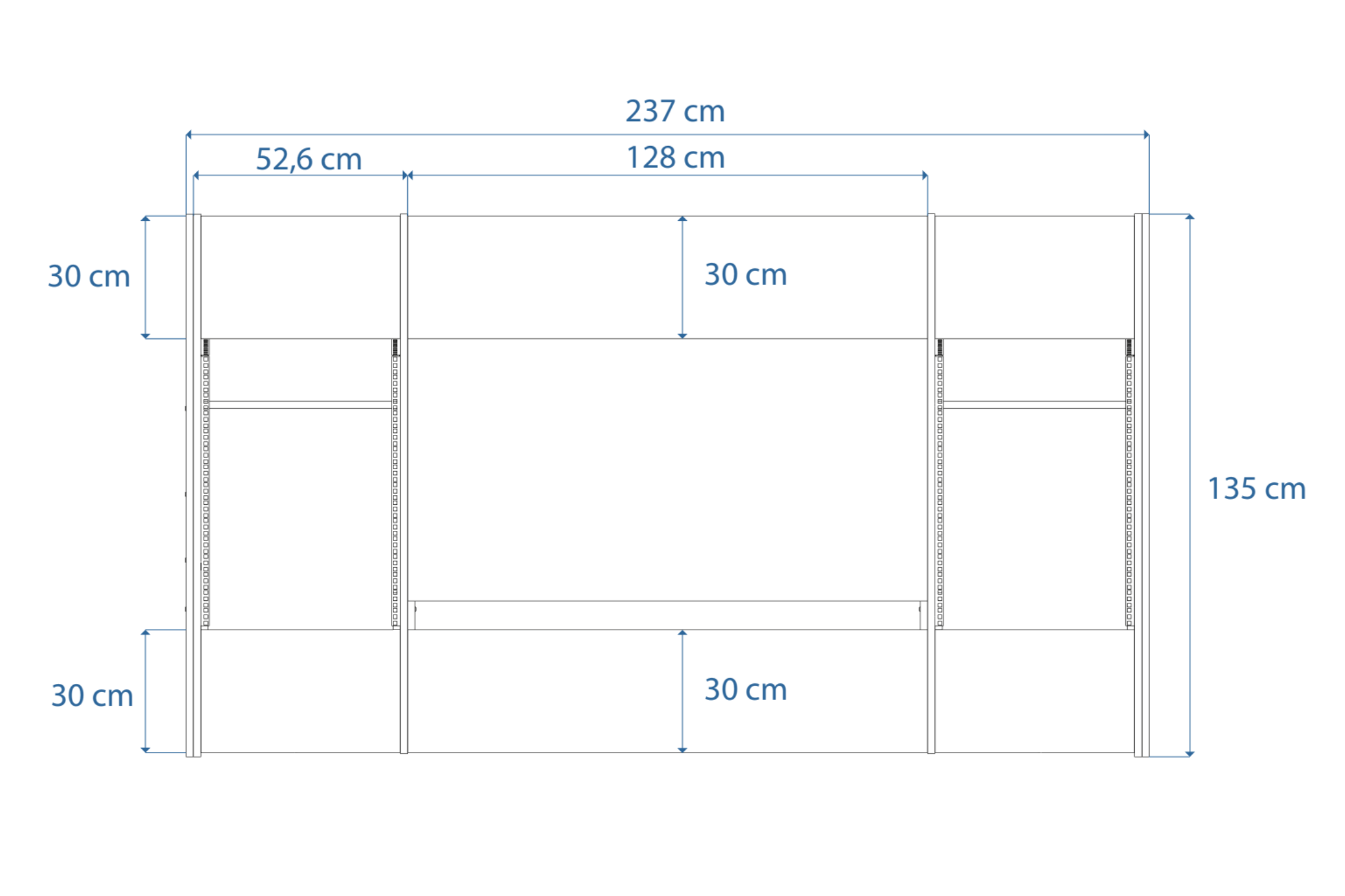 Dimensions Right View