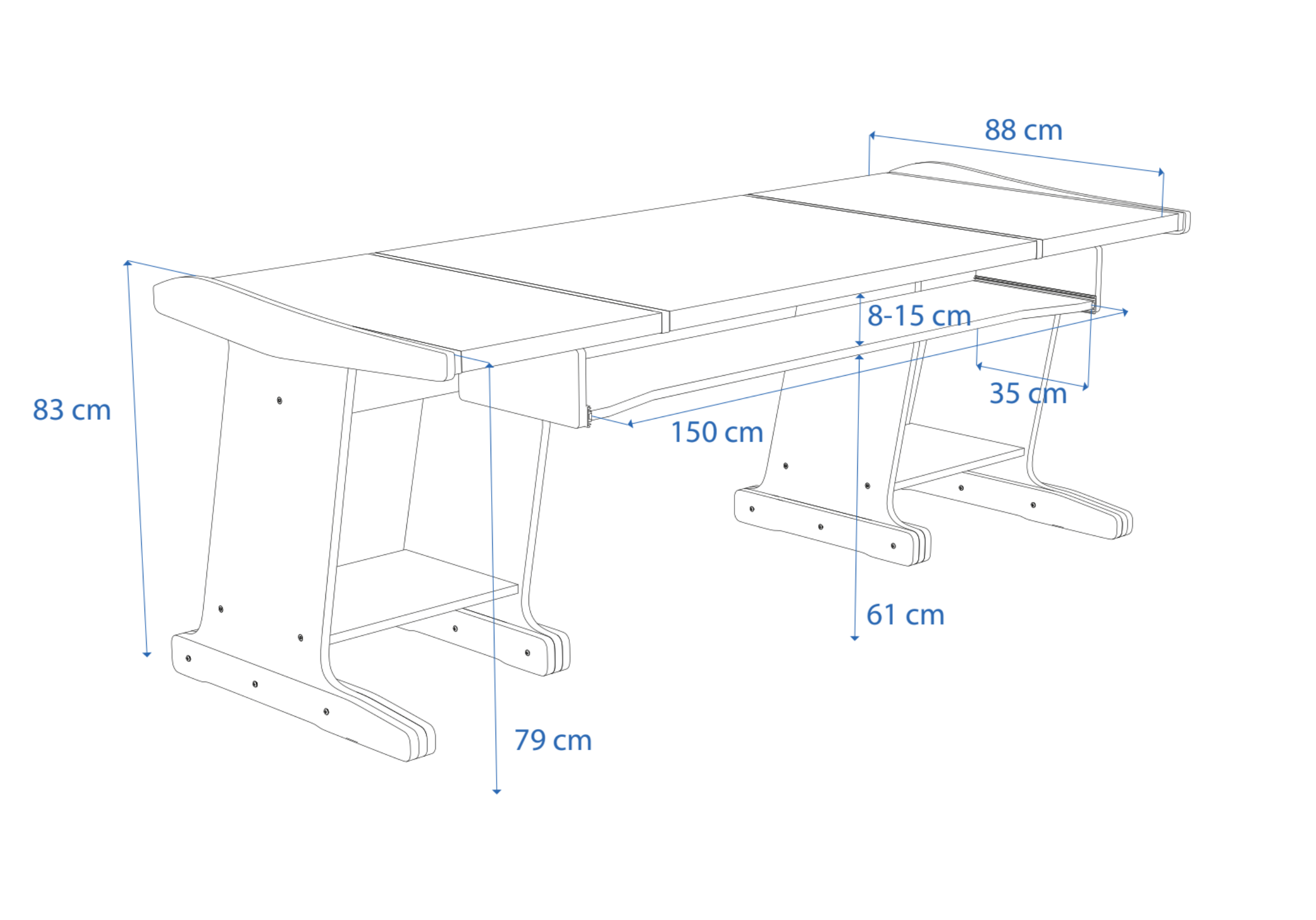 Dimensions Left View