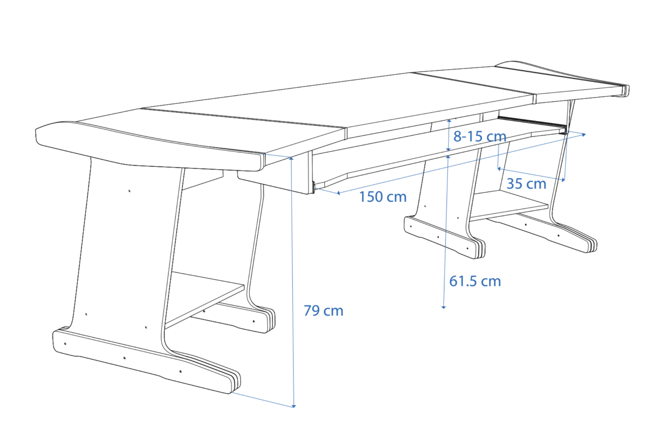 Dimensions Left View