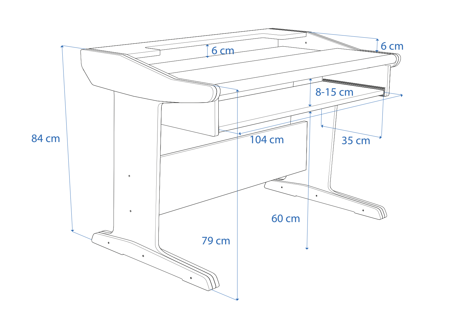 Dimensions Left View