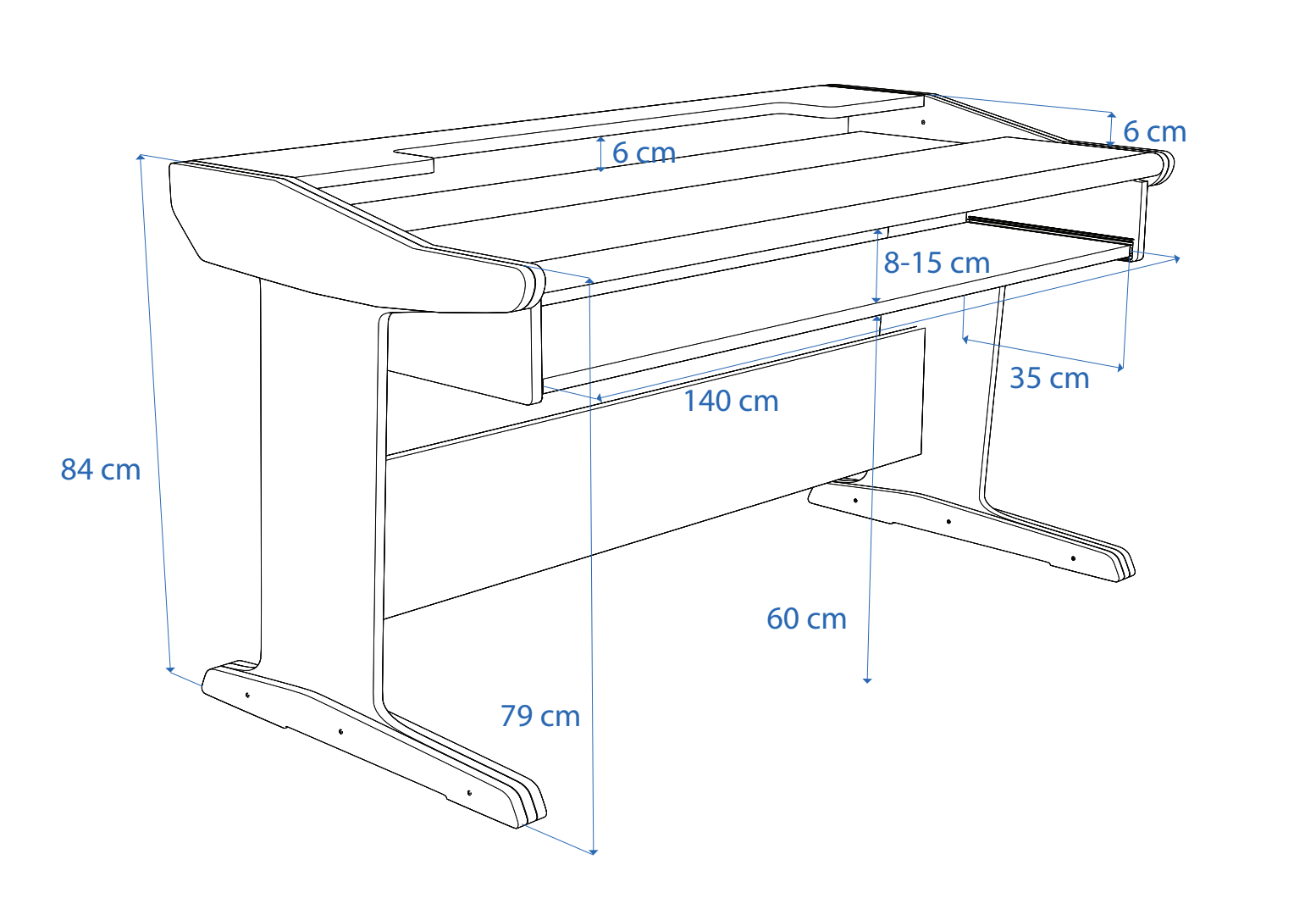 Dimensions Left View