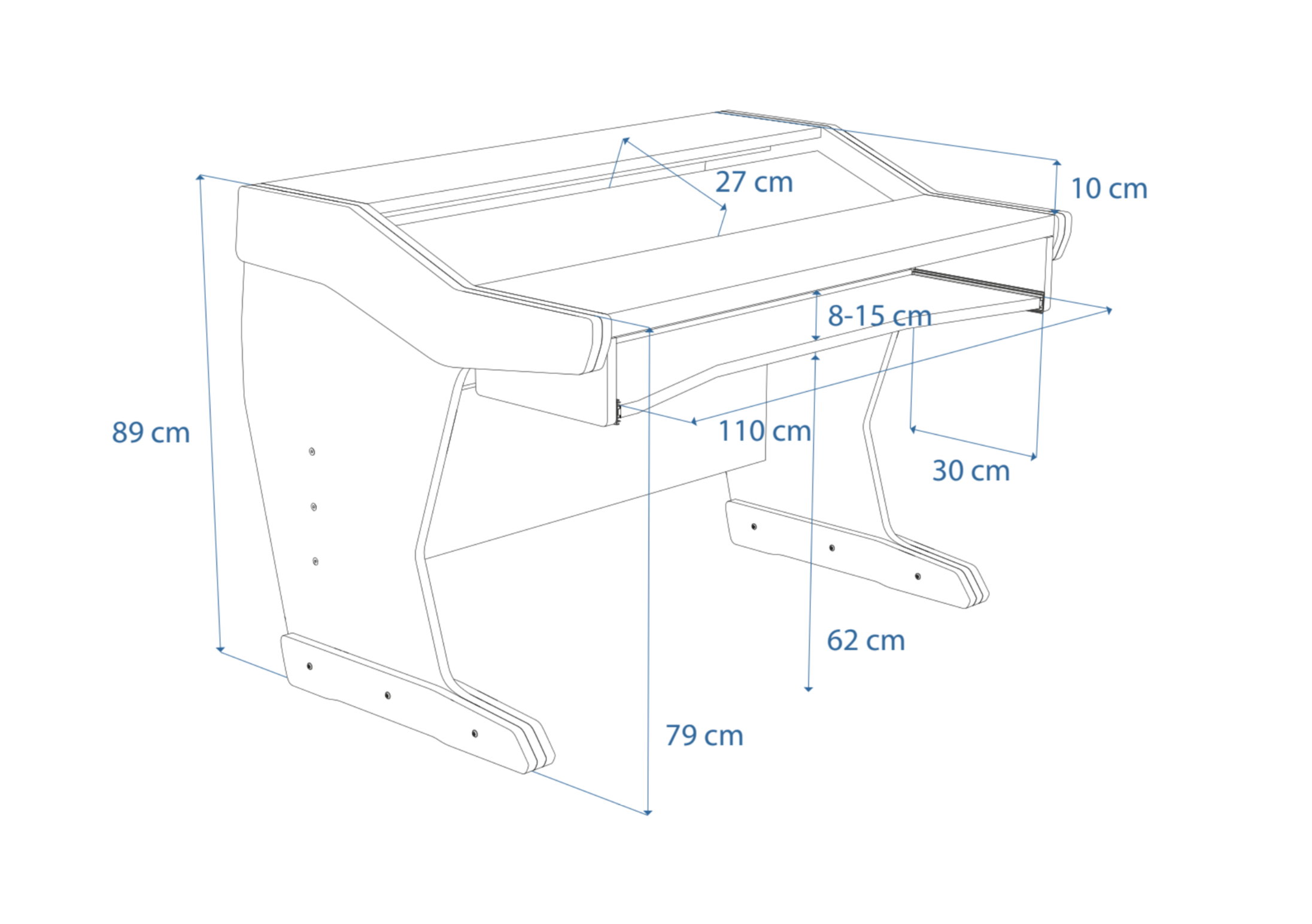 Dimensions Left View