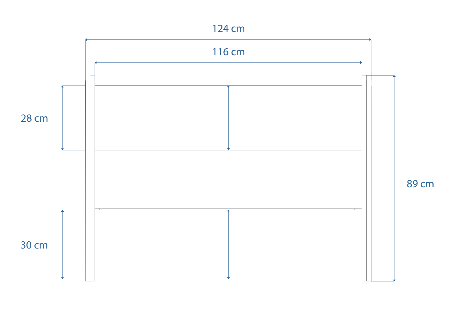 Dimensions Right View