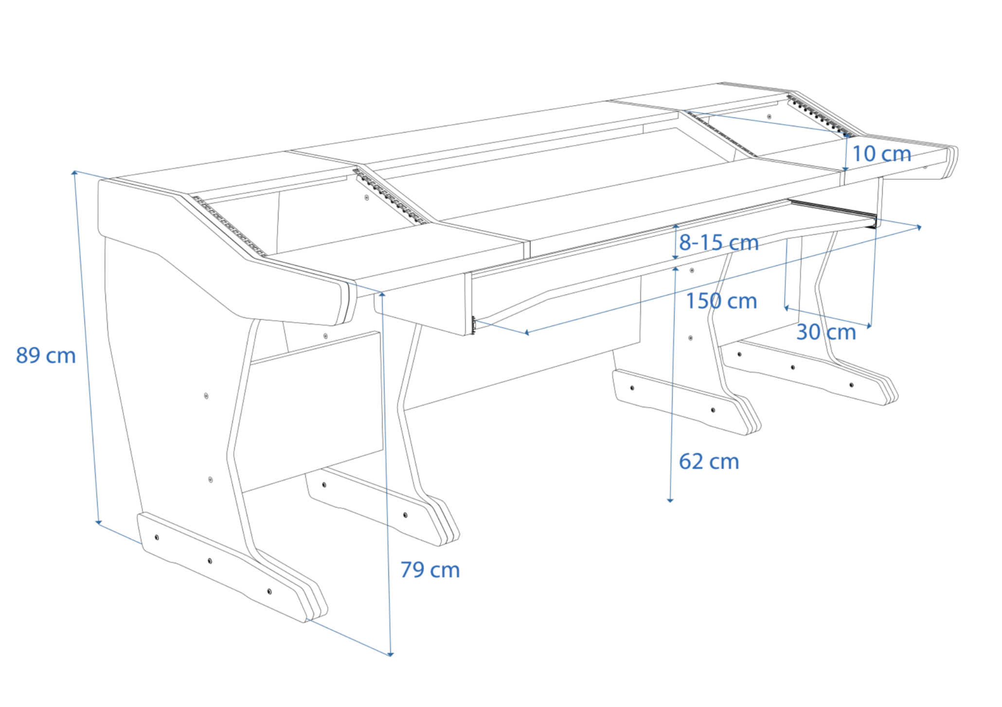 Dimensions Left View
