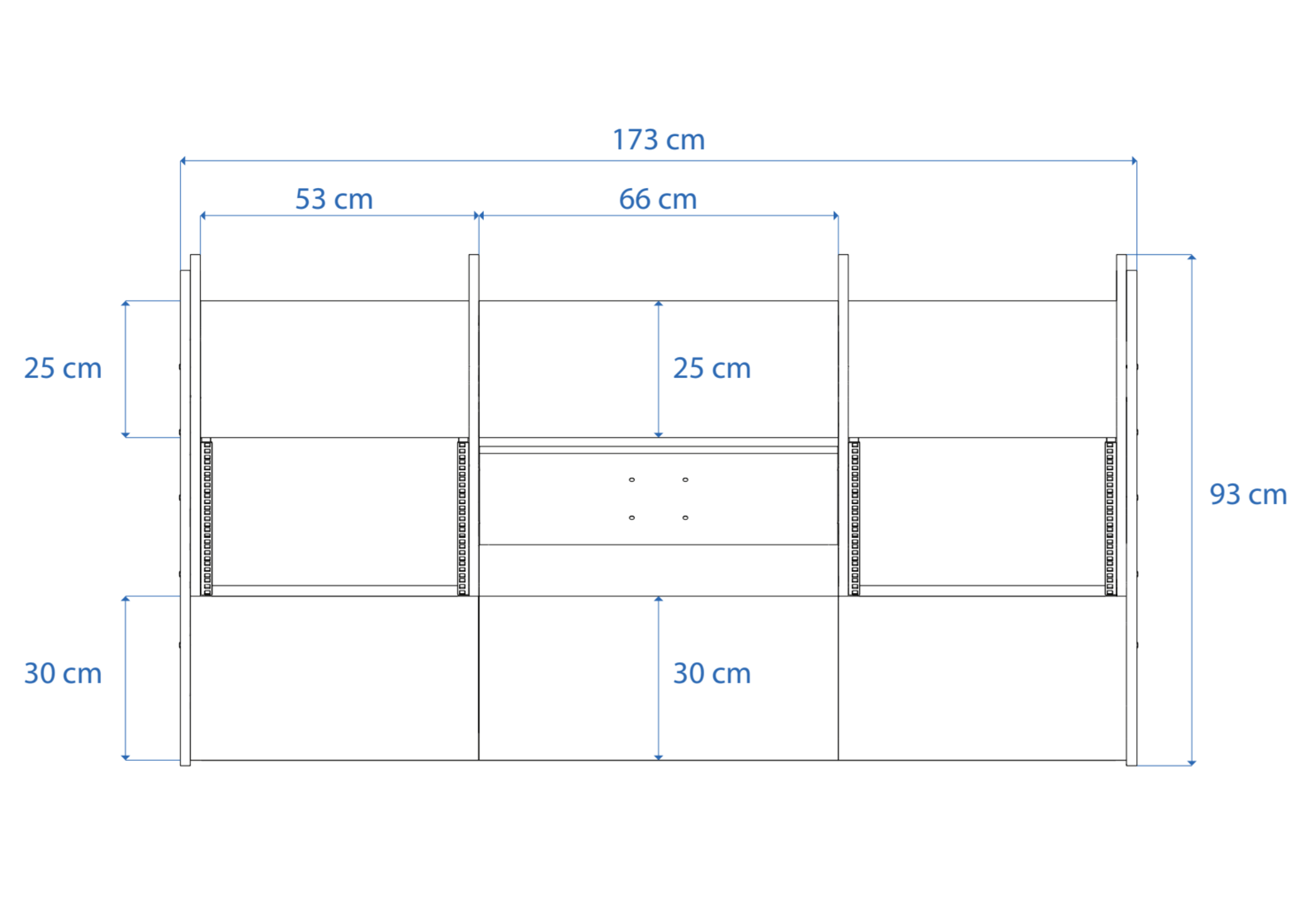 Dimensions Right View