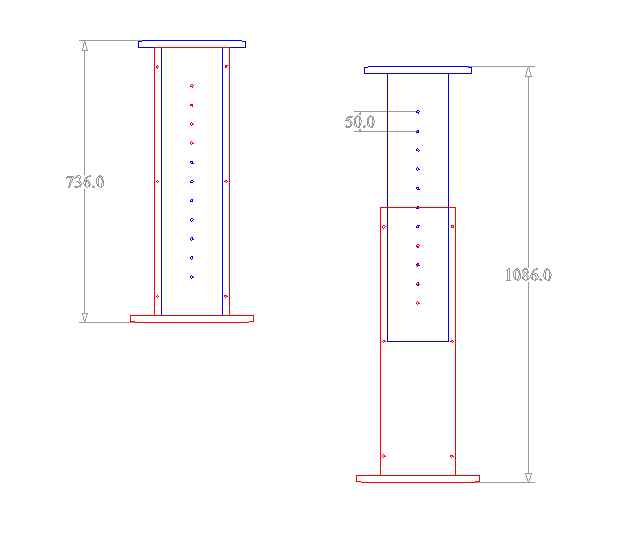 Dimensions Left View