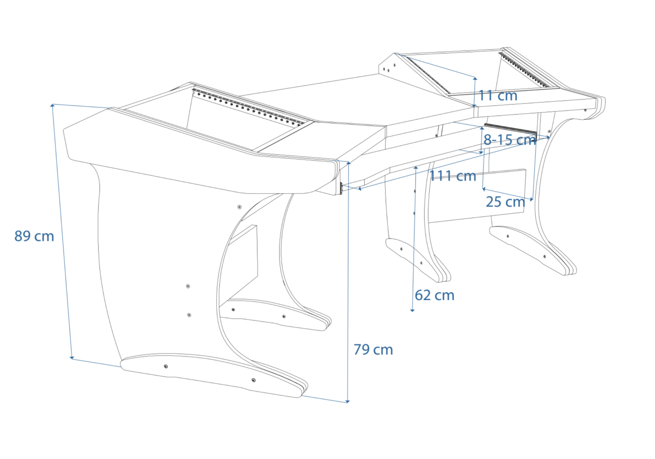 Dimensions Left View