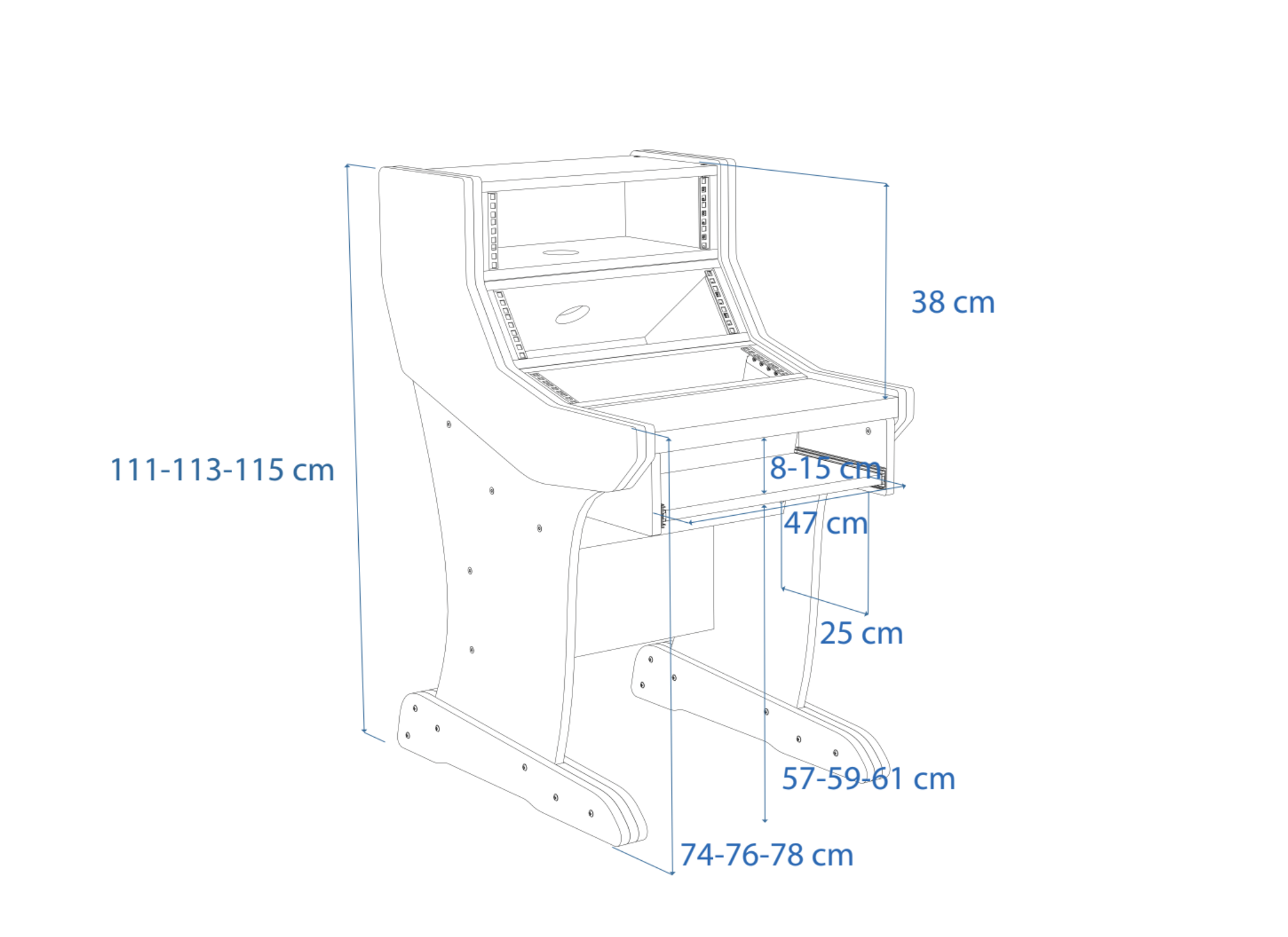 Dimensions Left View