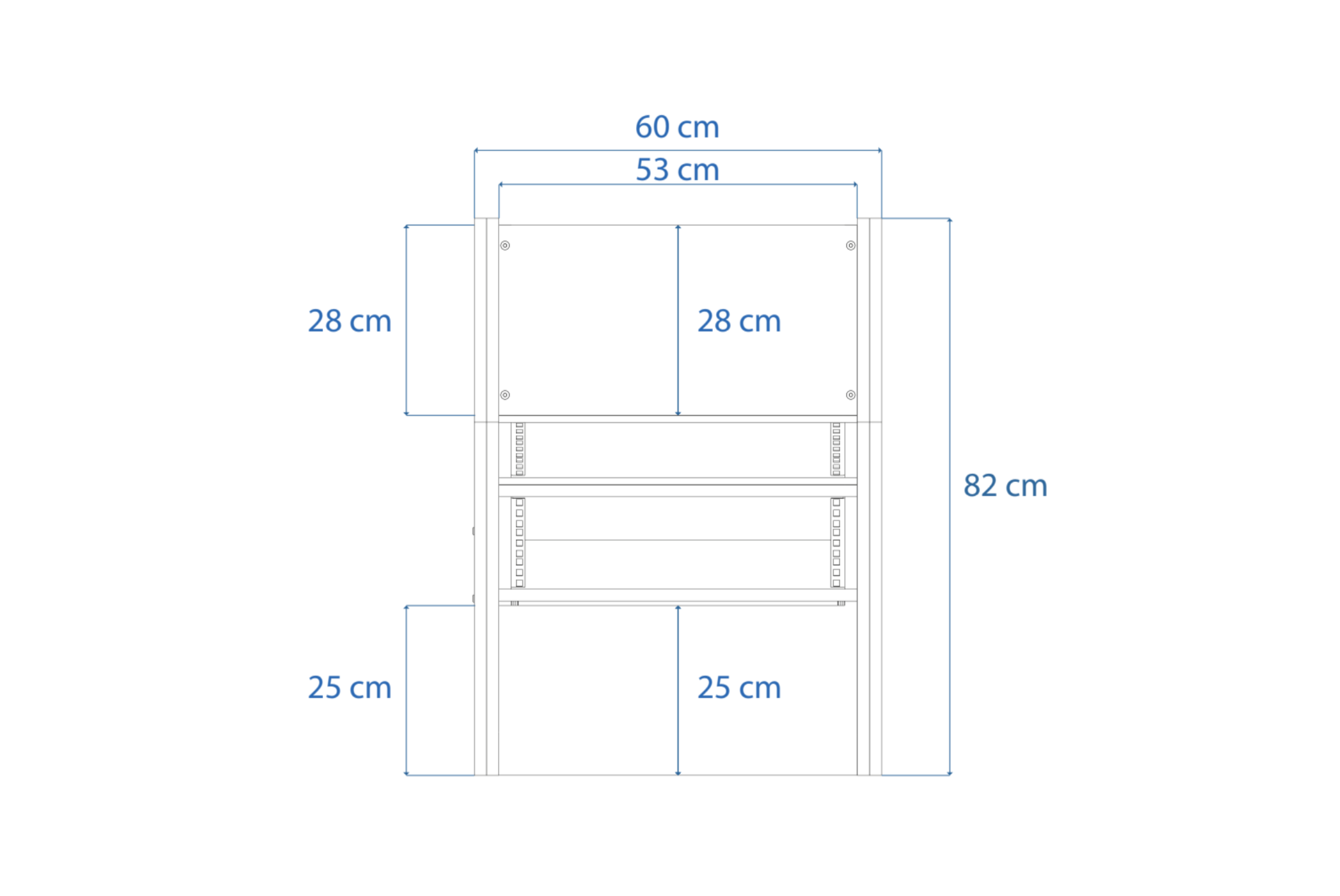 Dimensions Right View