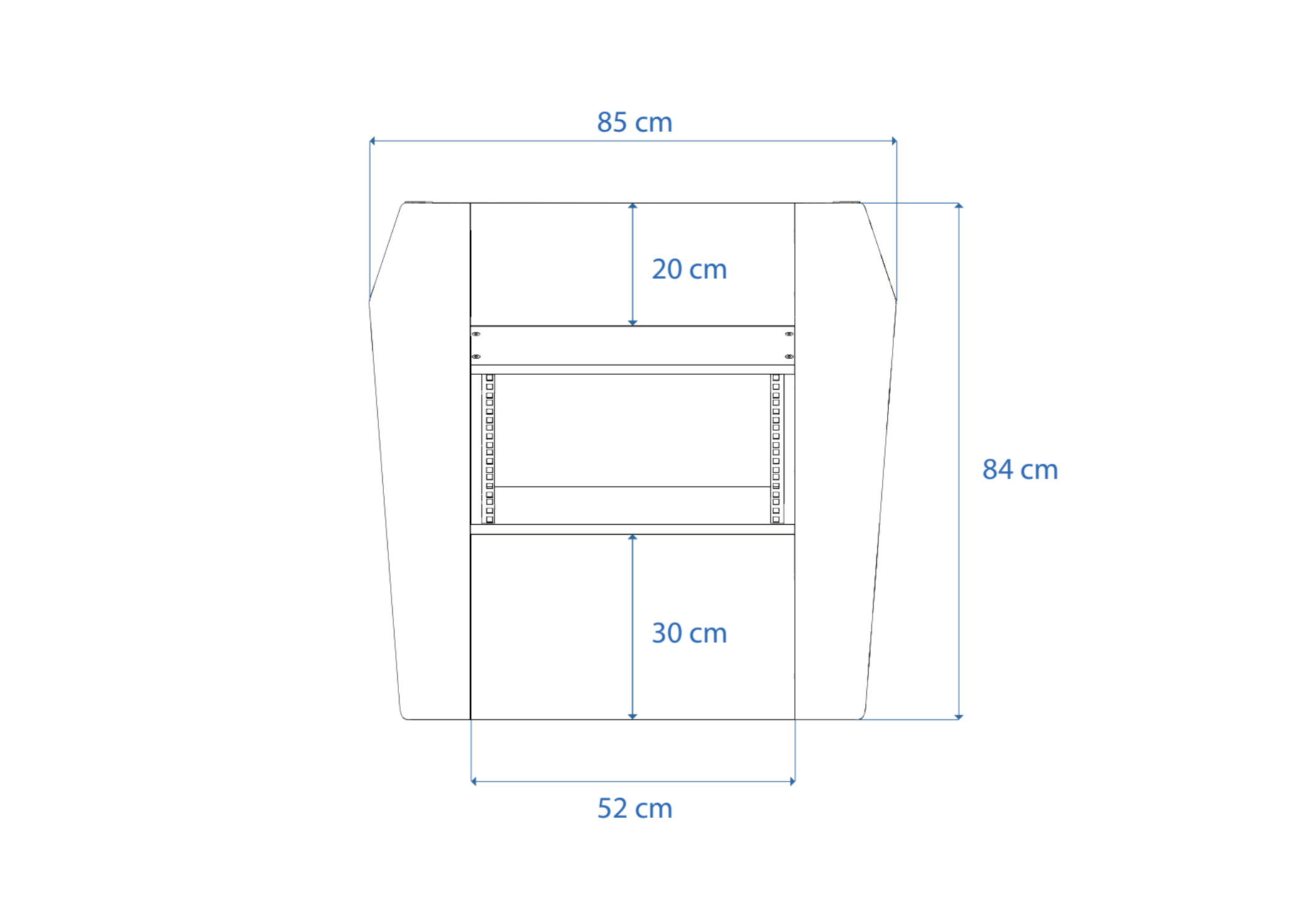 Dimensions Right View