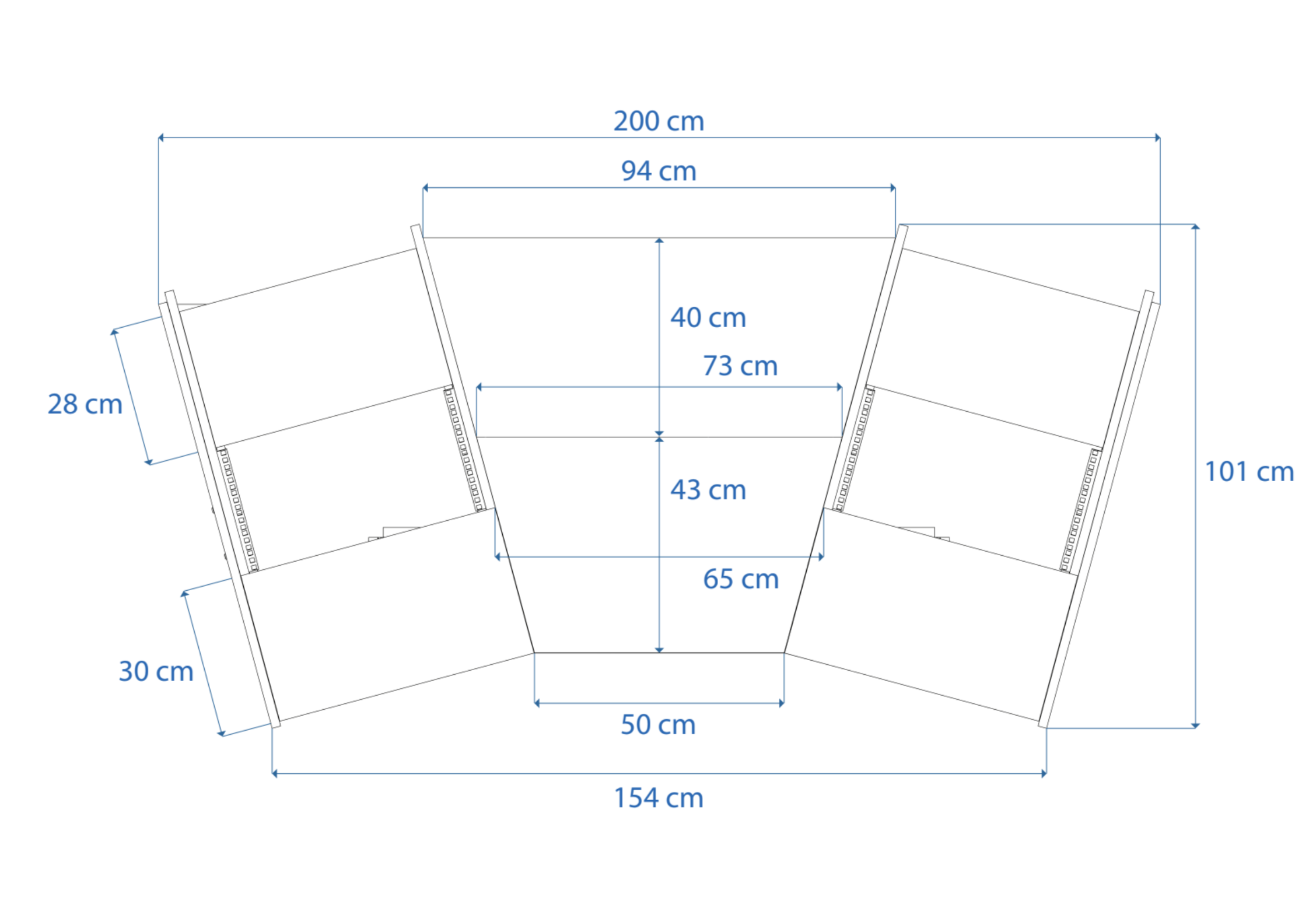 Dimensions Right View