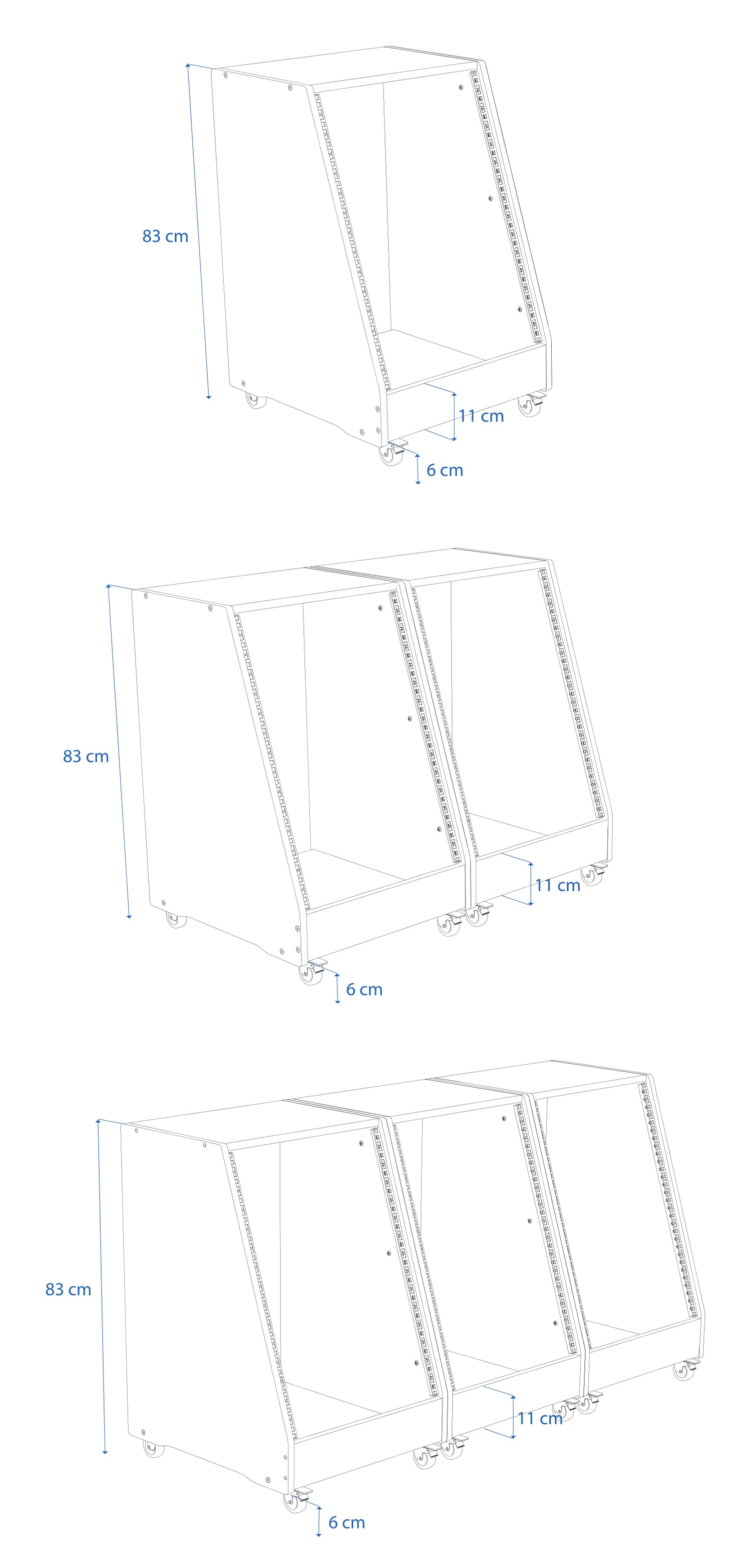 Dimensions Left View