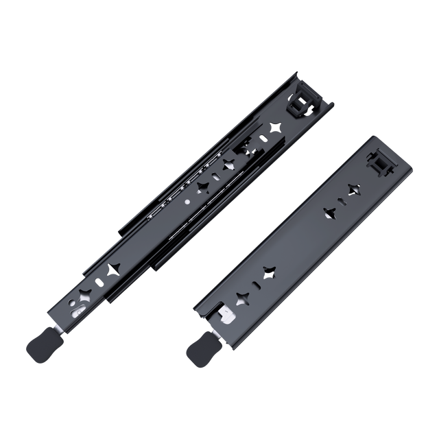 Heavy-duty keyboard tray rails