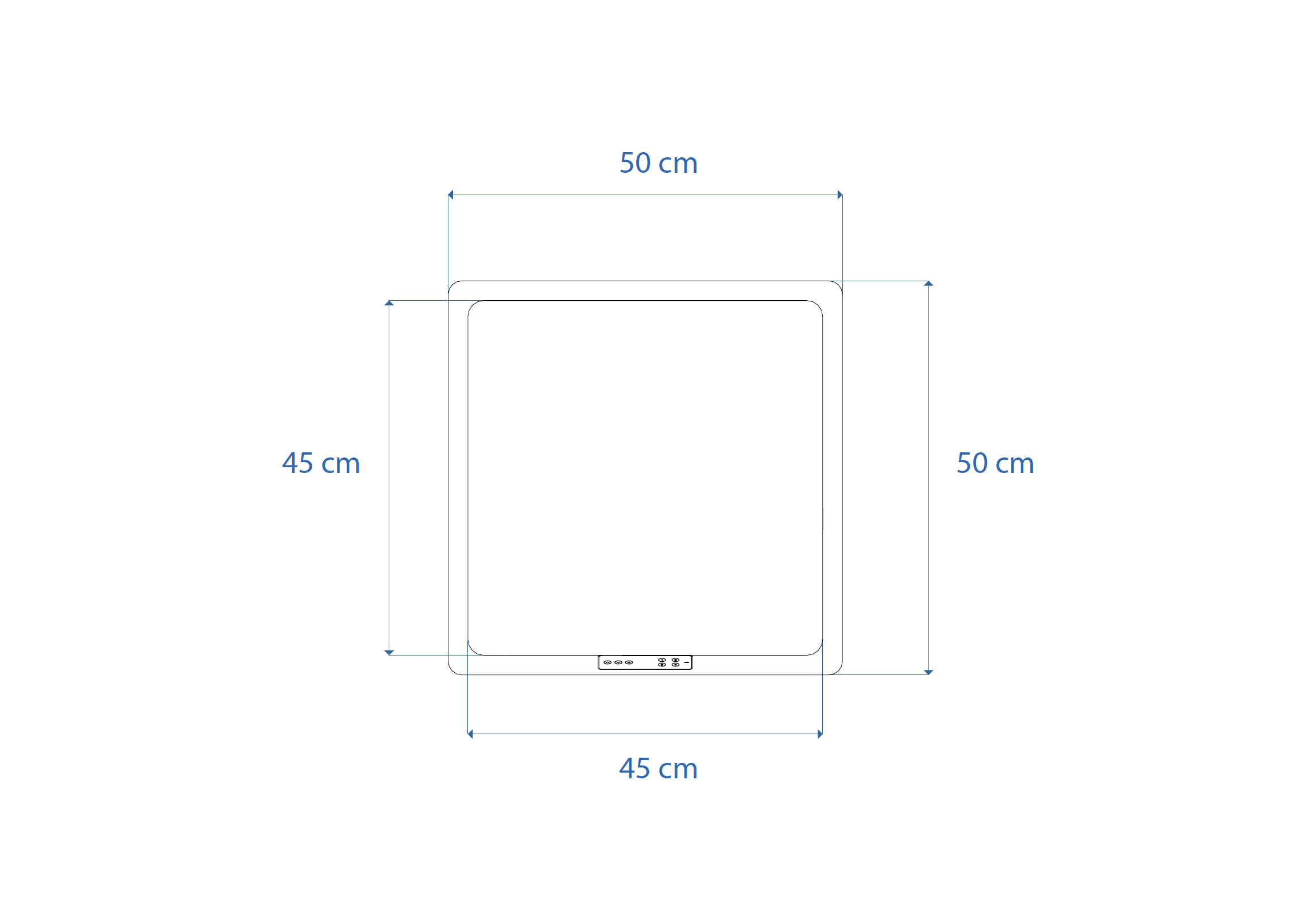 Dimensions Right View