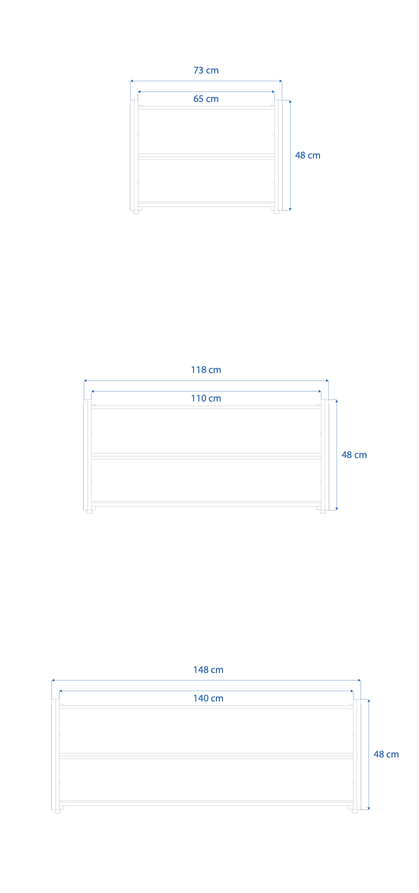 Dimensions Right View