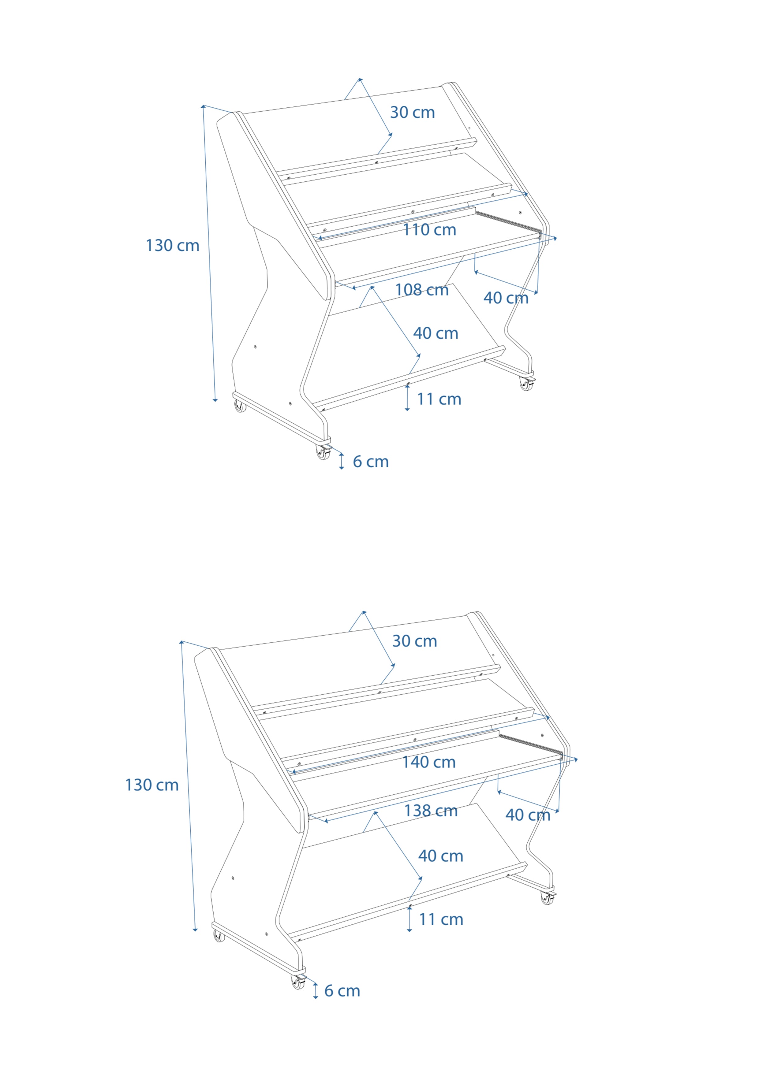 Dimensions Left View