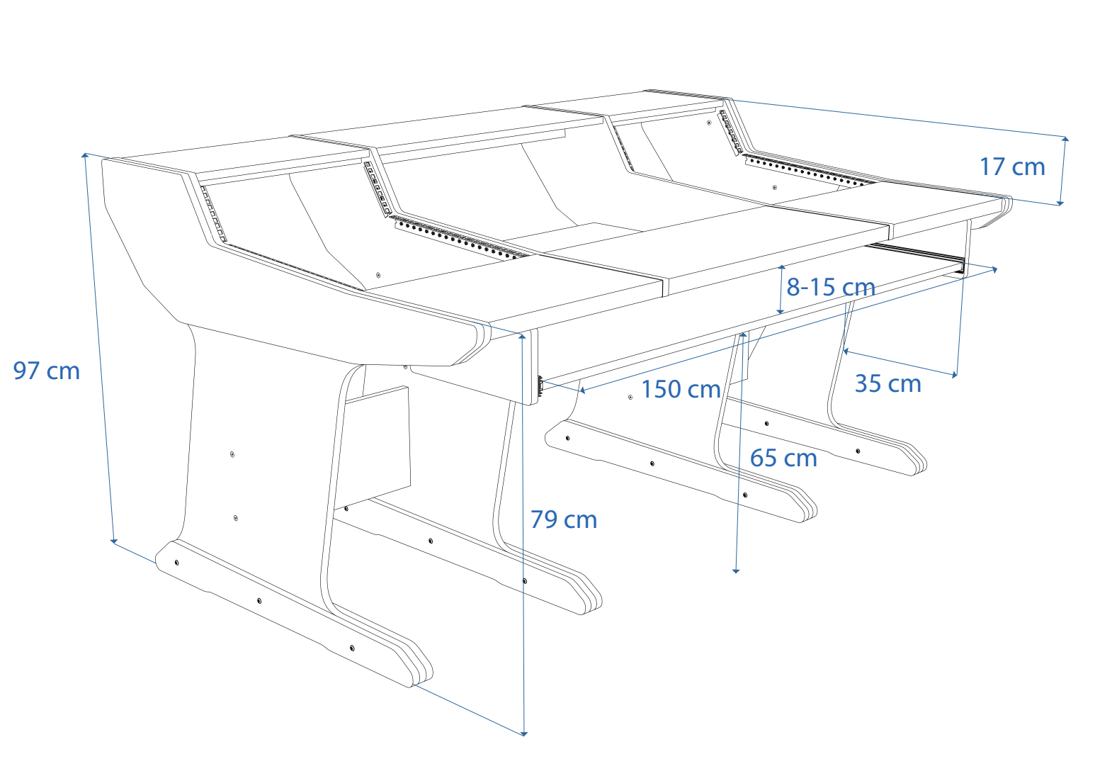 Dimensions Left View