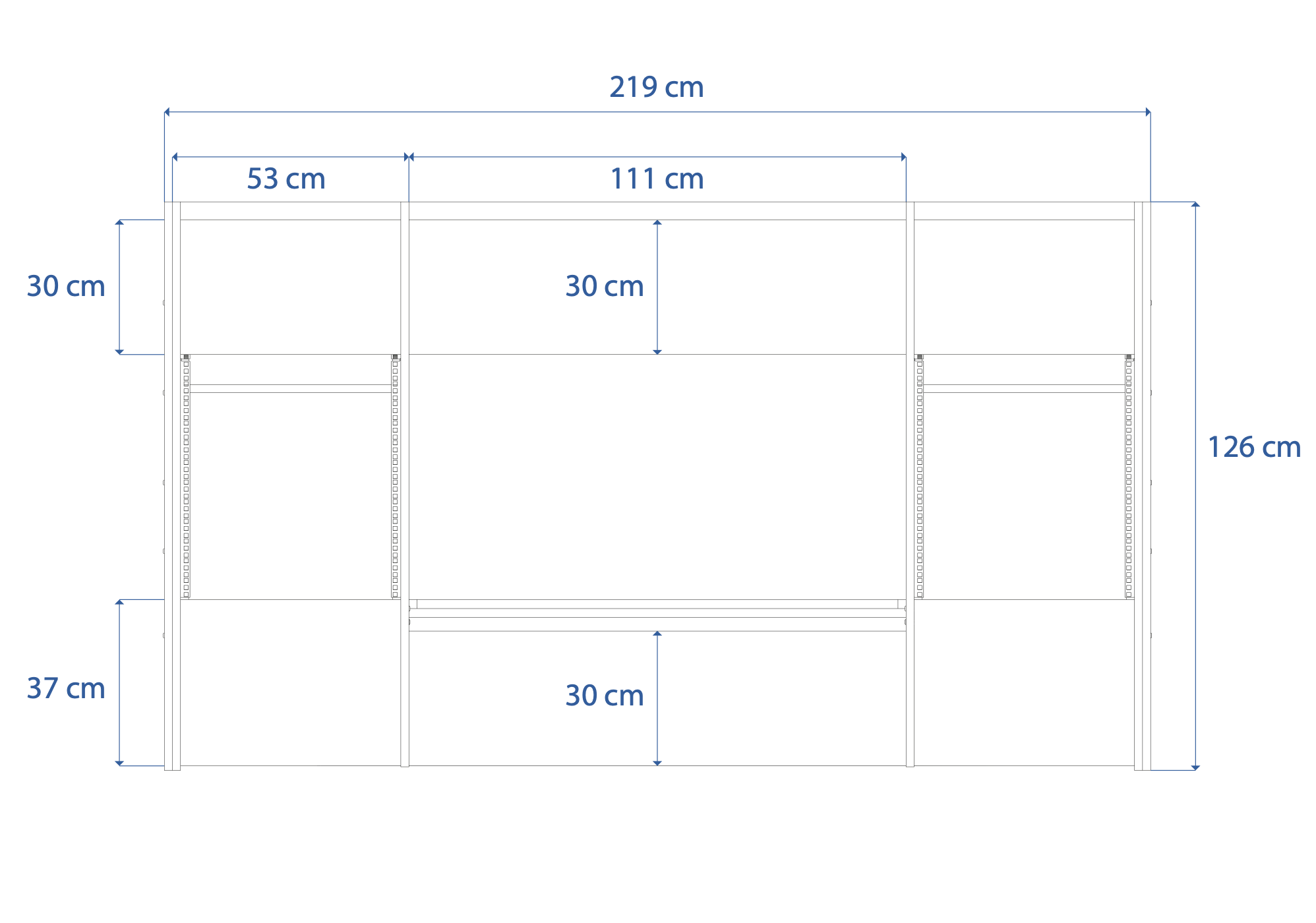Dimensions Right View